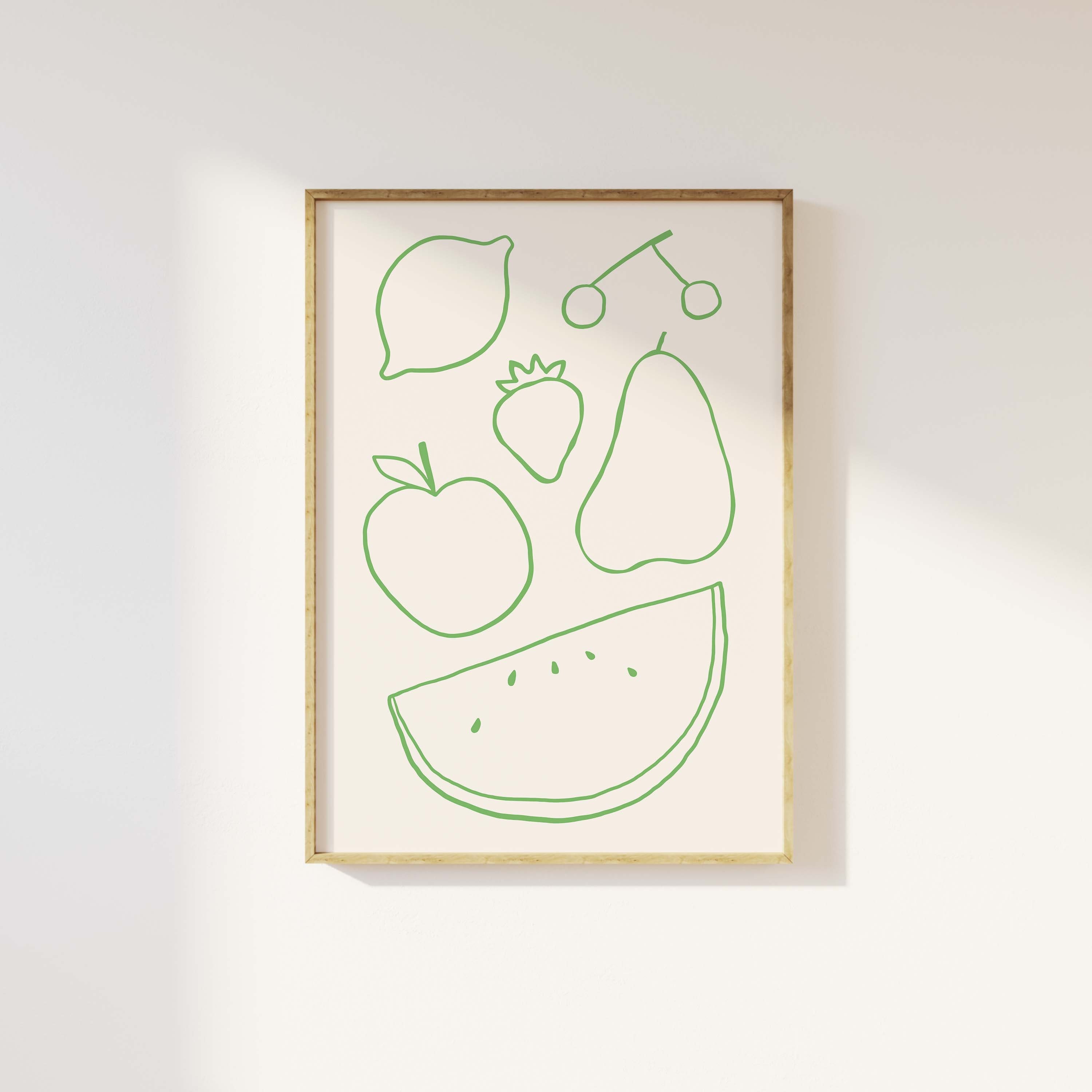 Fruit Line Print - Image 3