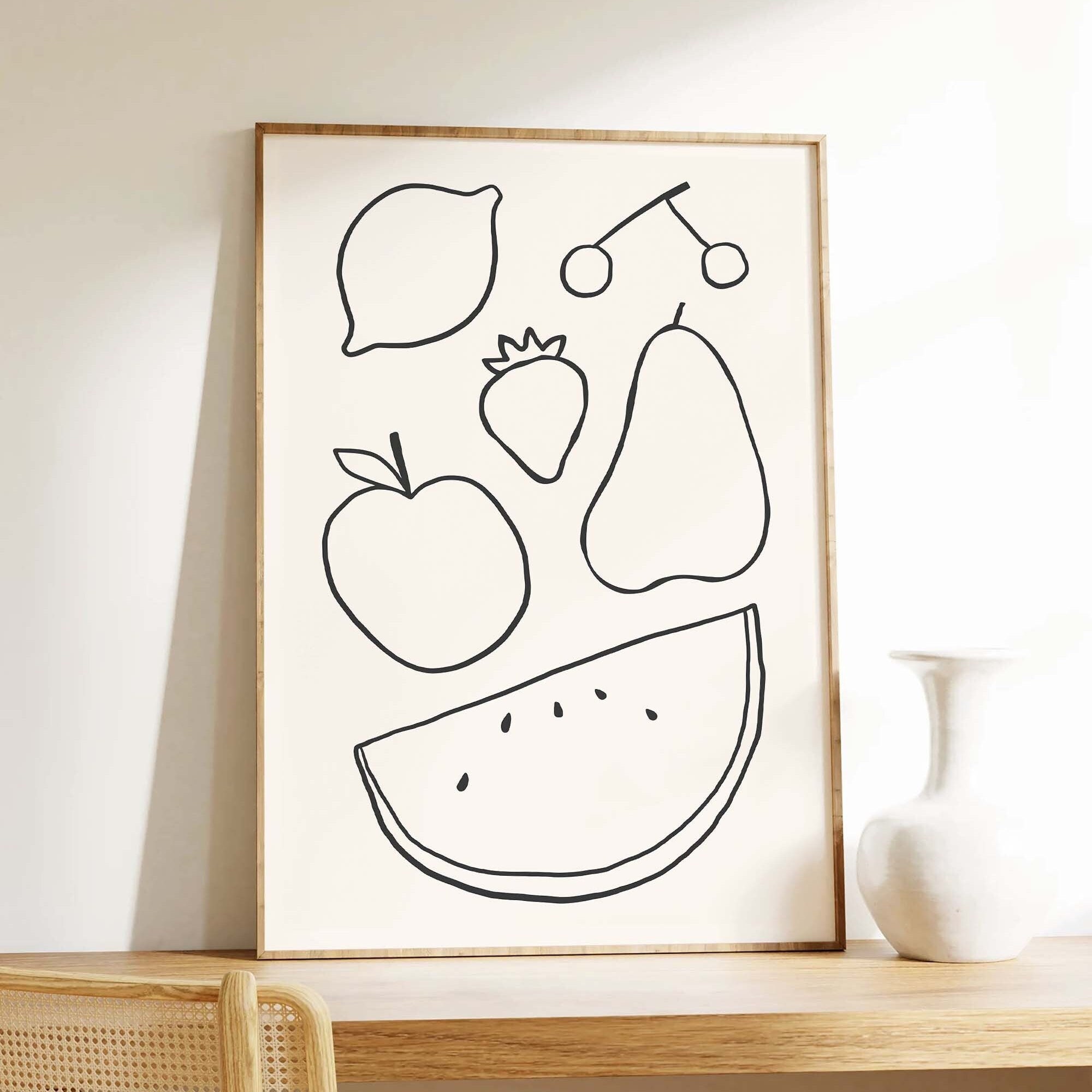 Fruit Line Print - Image 2