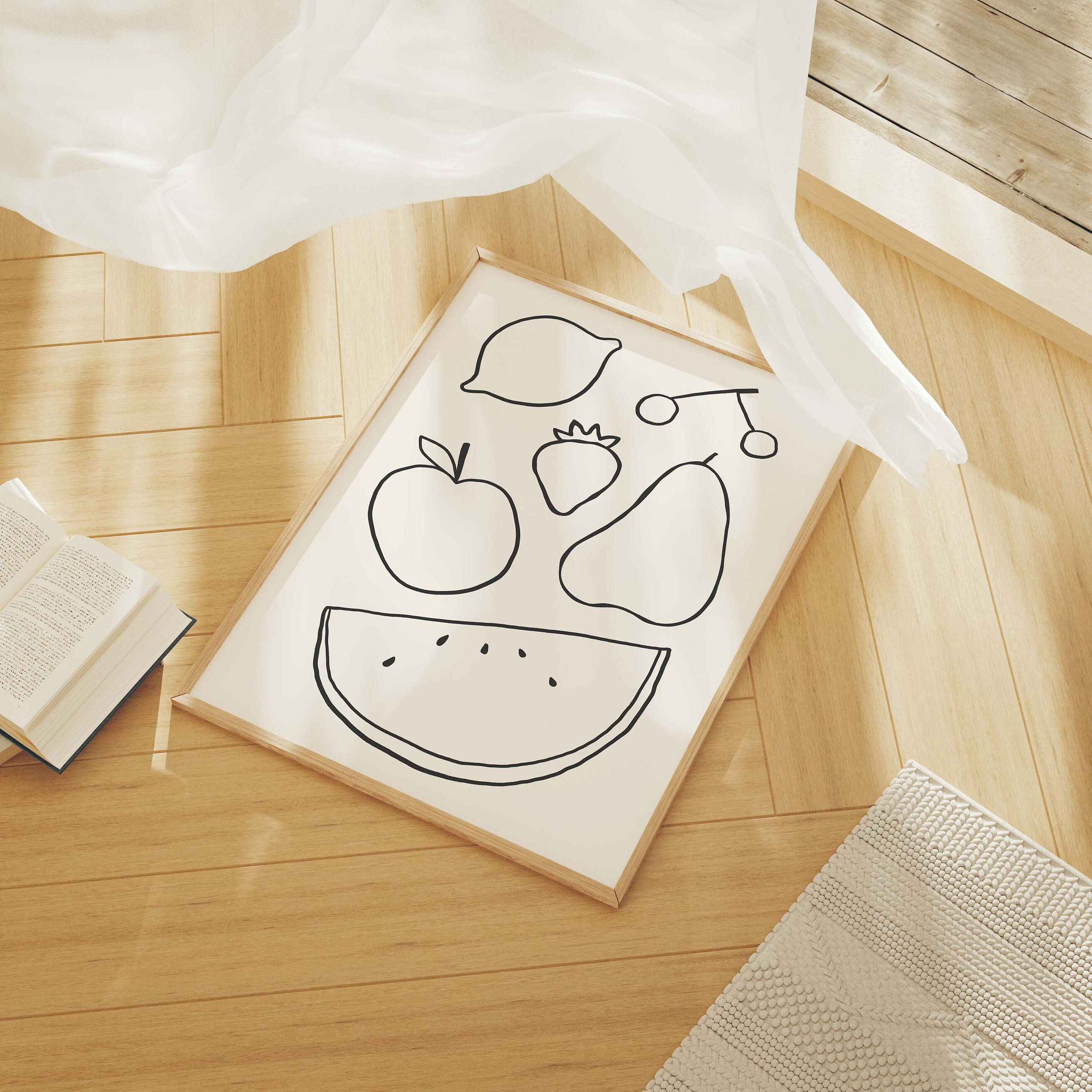 Fruit Line Print - Image 3