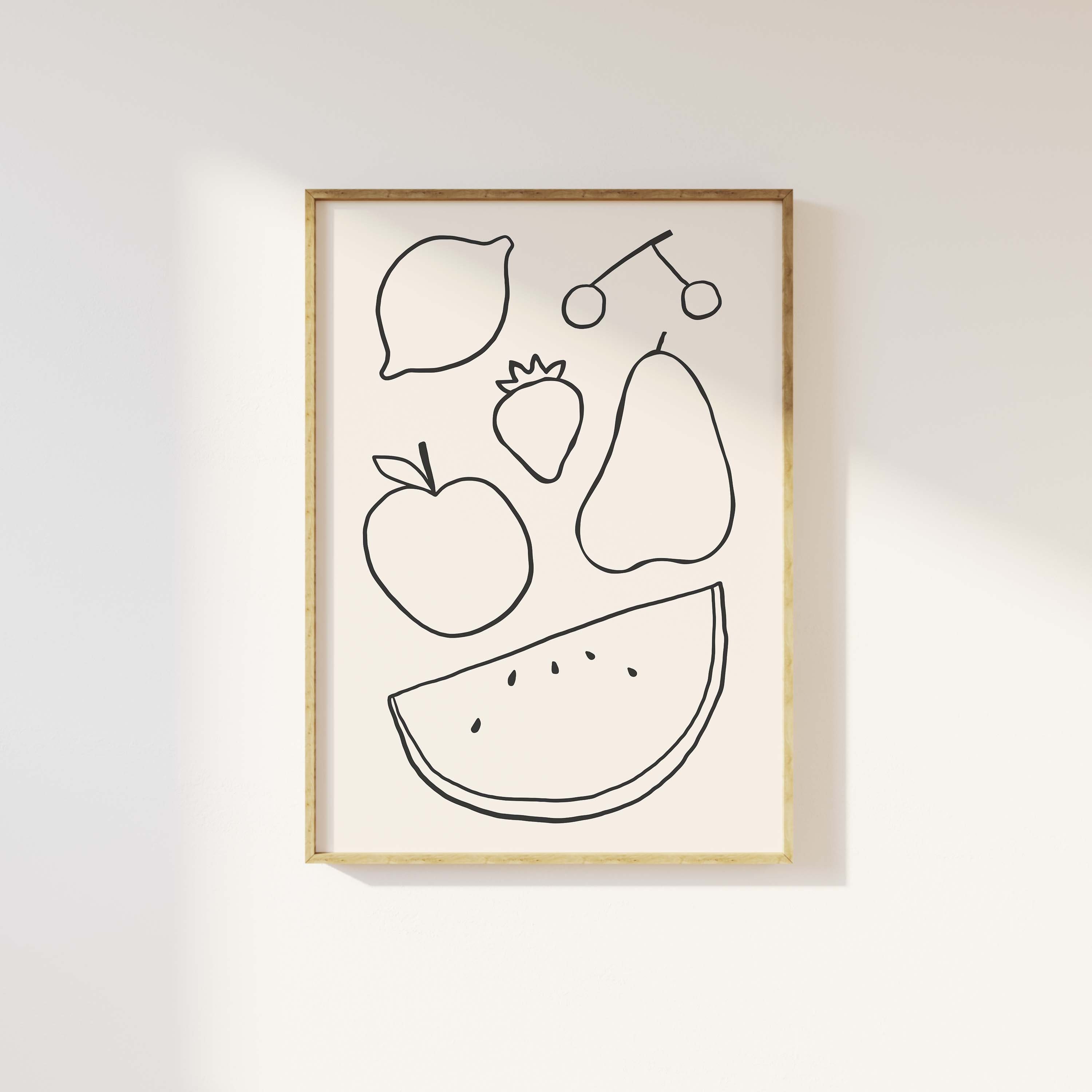Fruit Line Print - Image 5