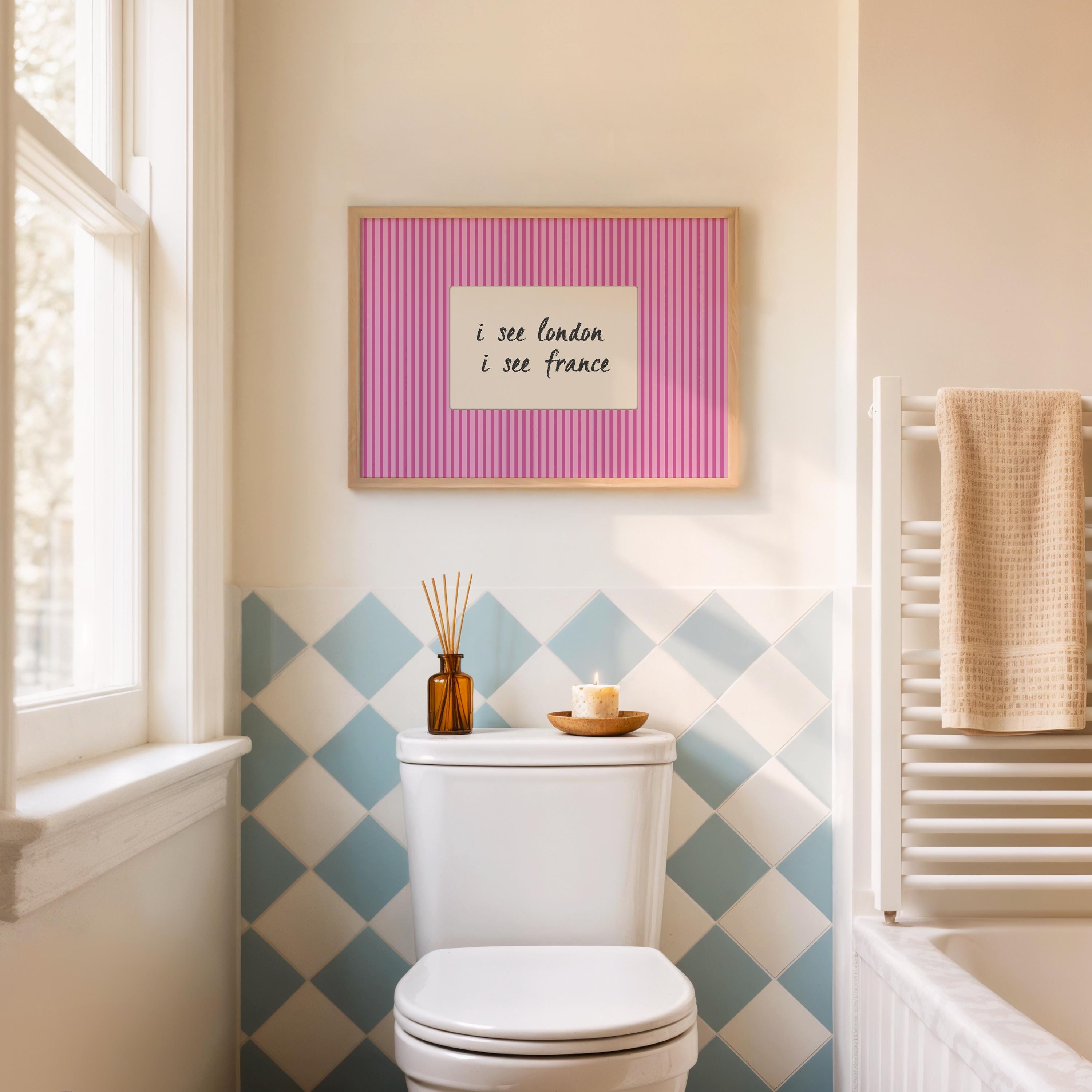 Funny Bathroom Print
