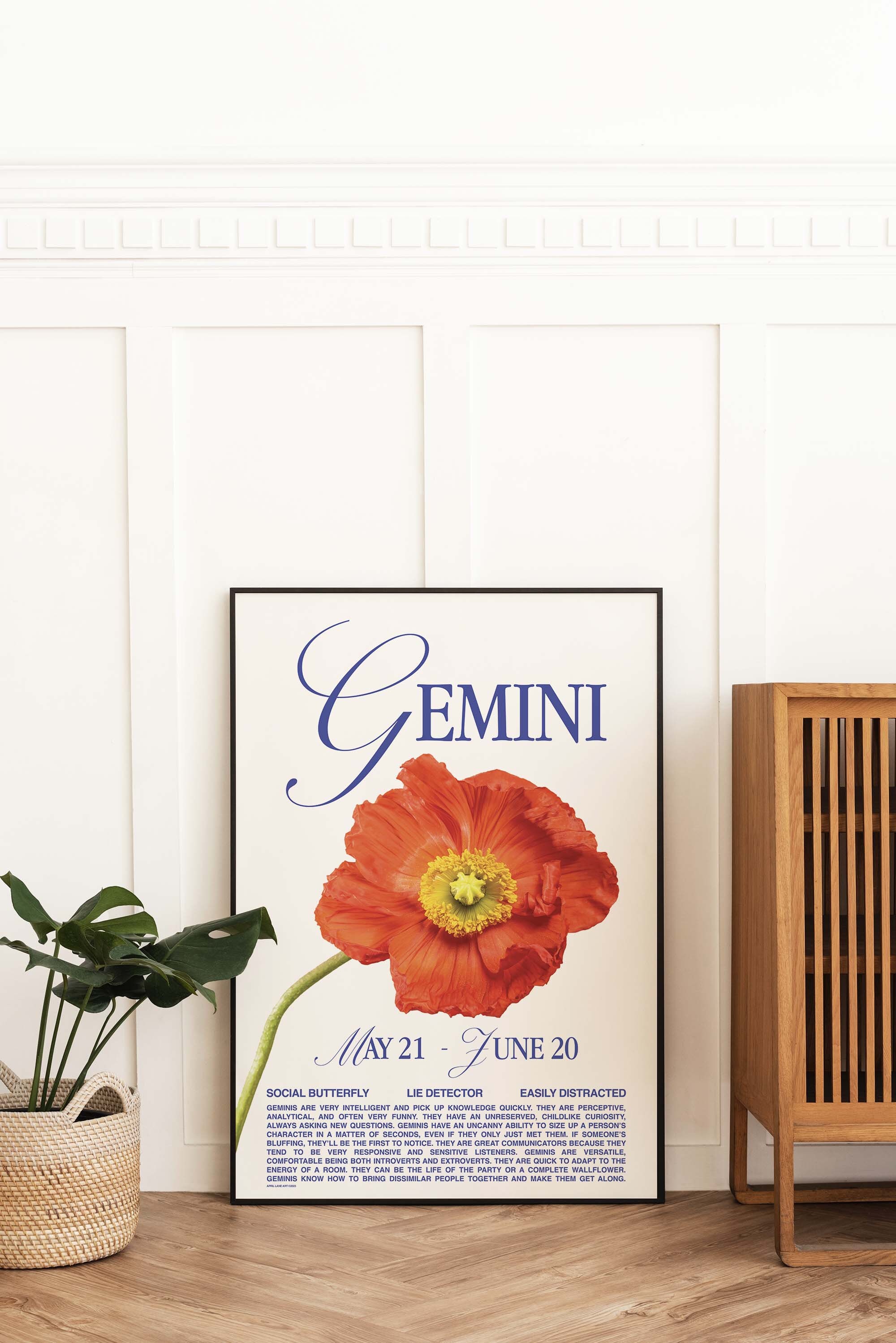 Gemini Zodiac Print - Image 5