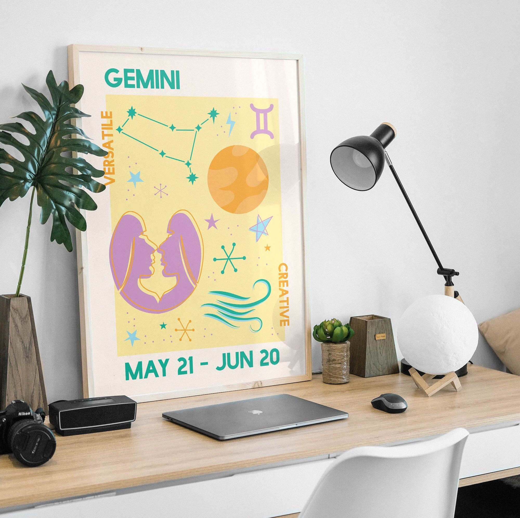 Gemini Zodiac Print - Image 4
