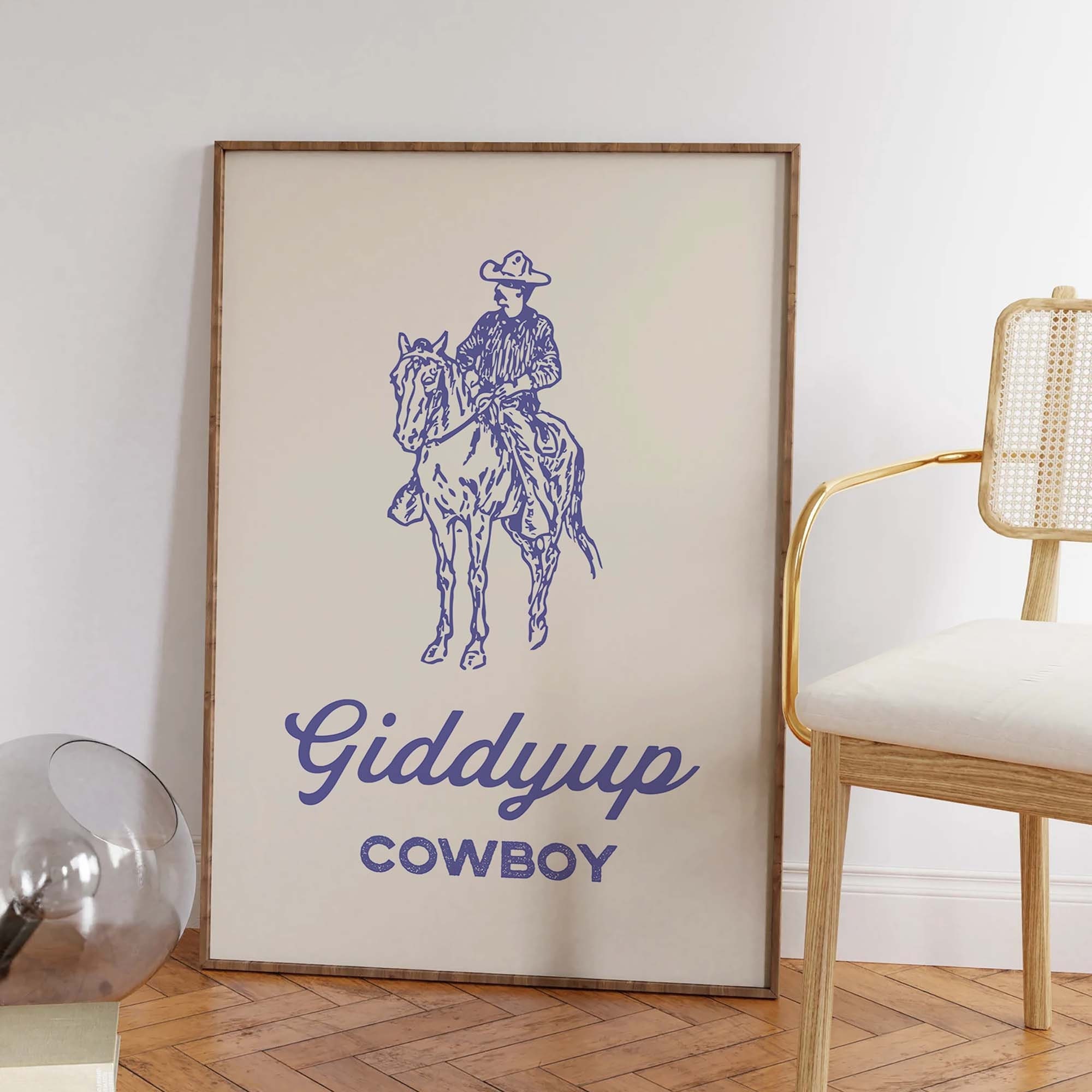 Giddyup Cowboy Print