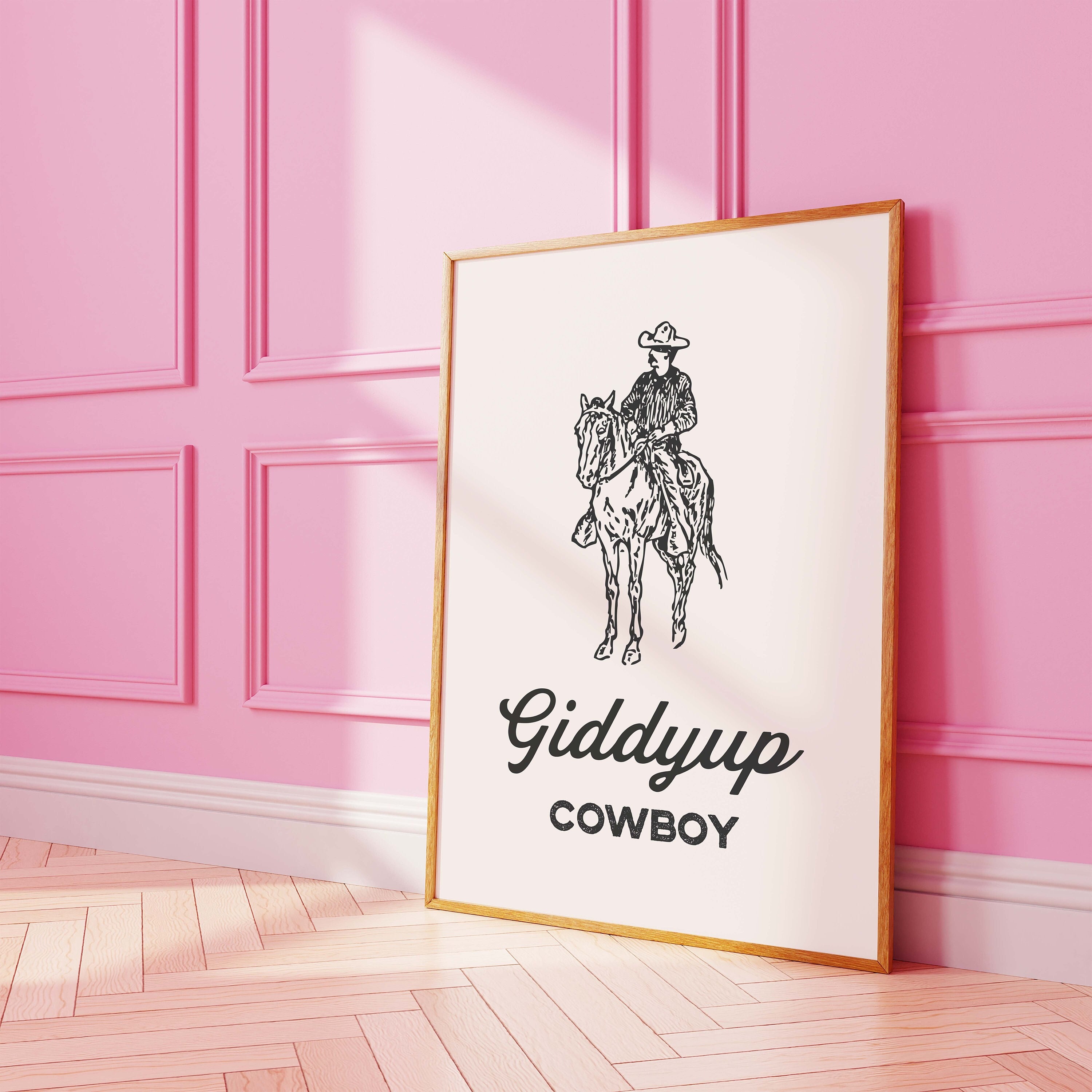 Giddyup Cowboy Print