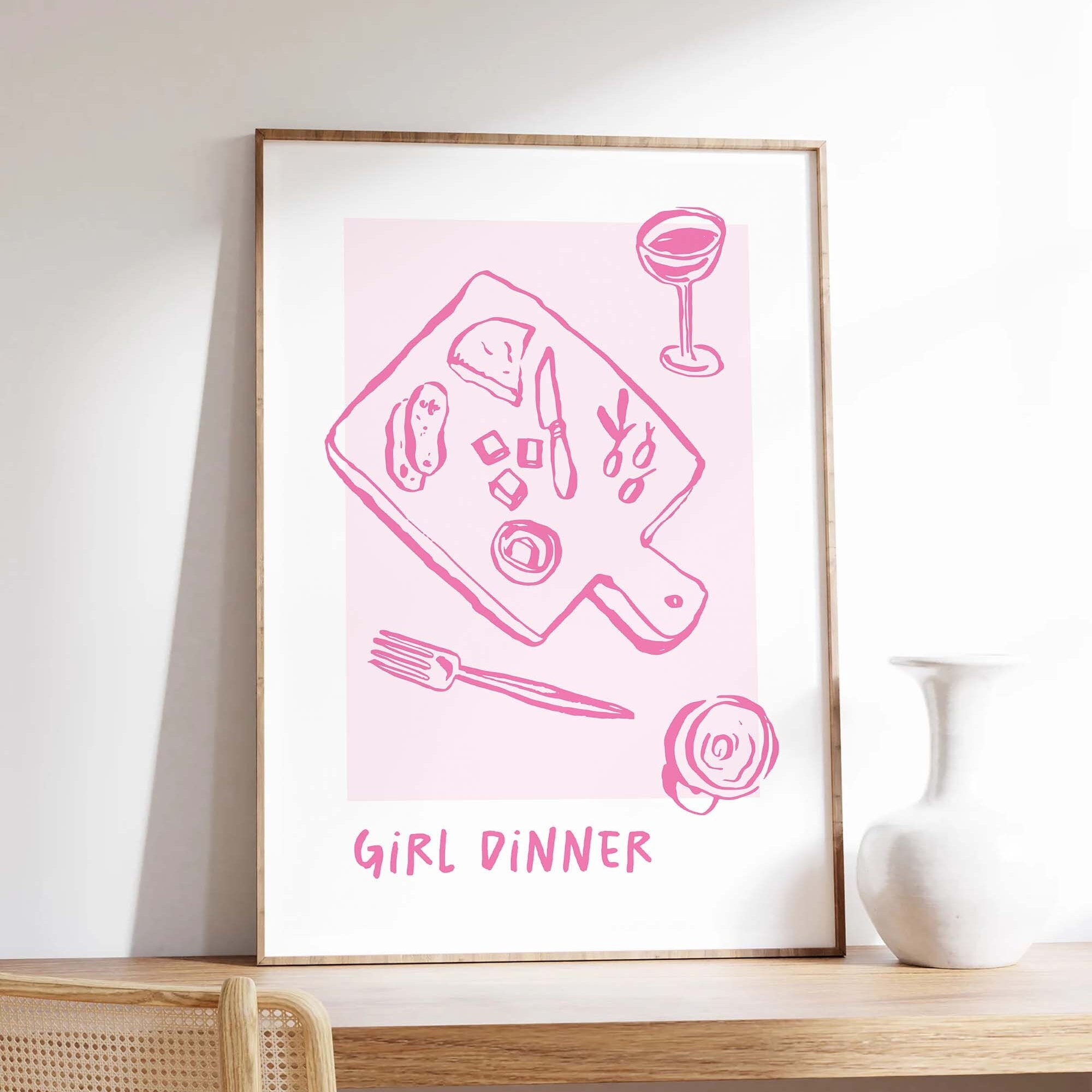 Girl Dinner Print - Image 3