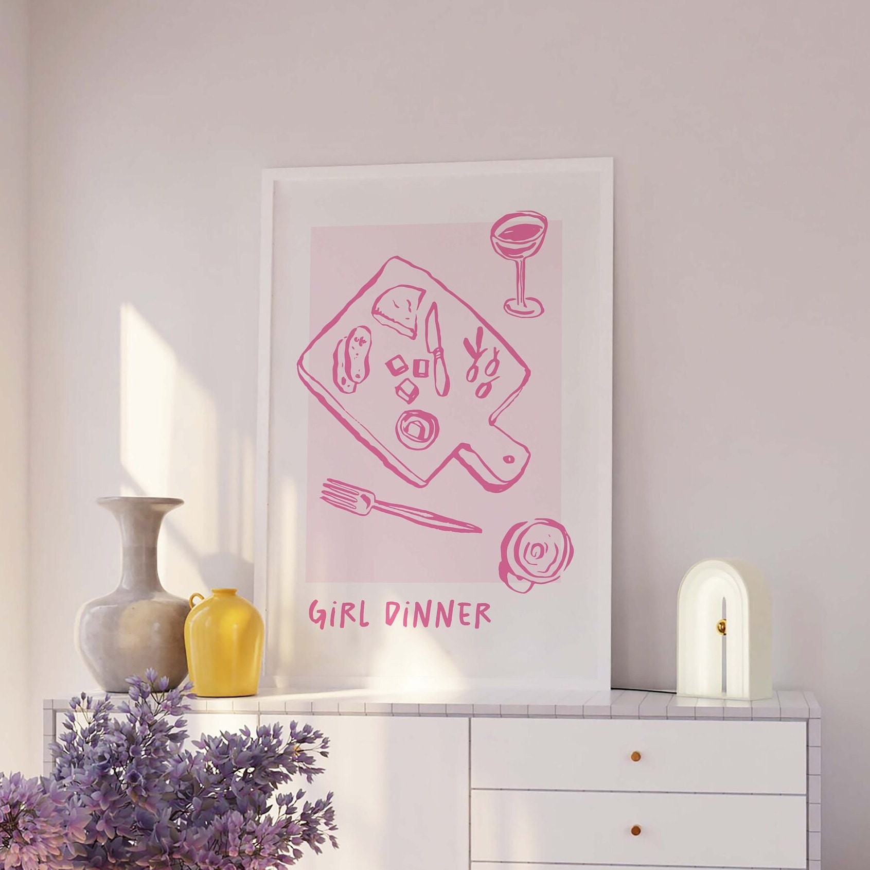 Girl Dinner Print - Image 4