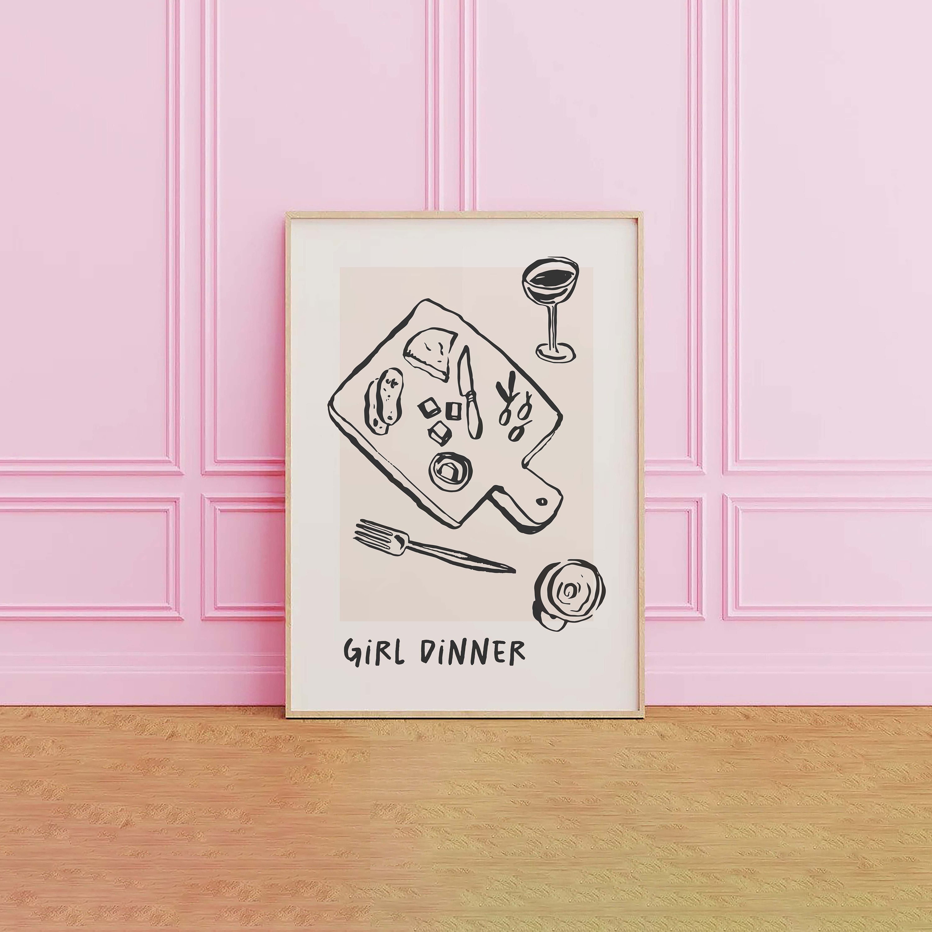 Girl Dinner Print - Image 3
