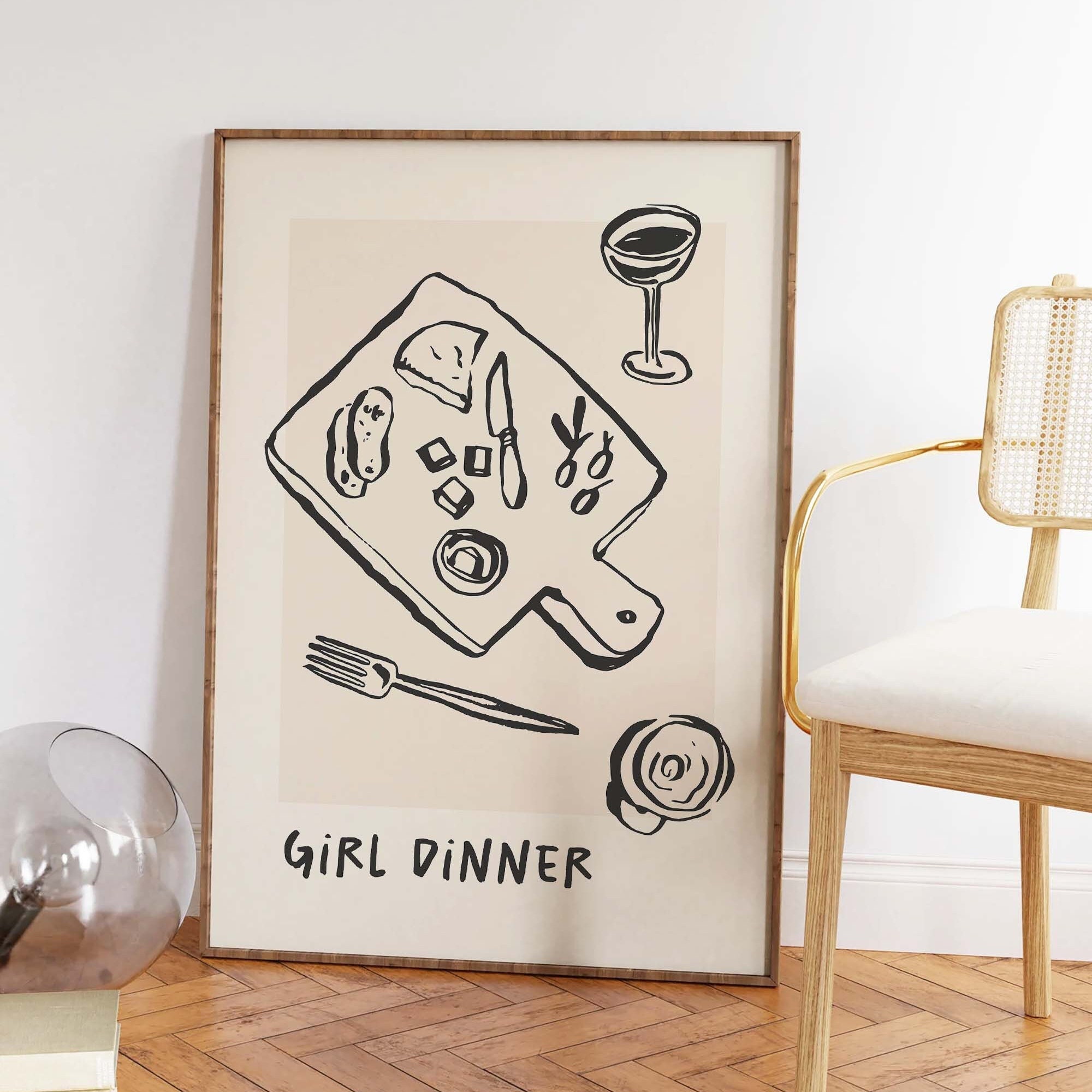 Girl Dinner Print - Image 5