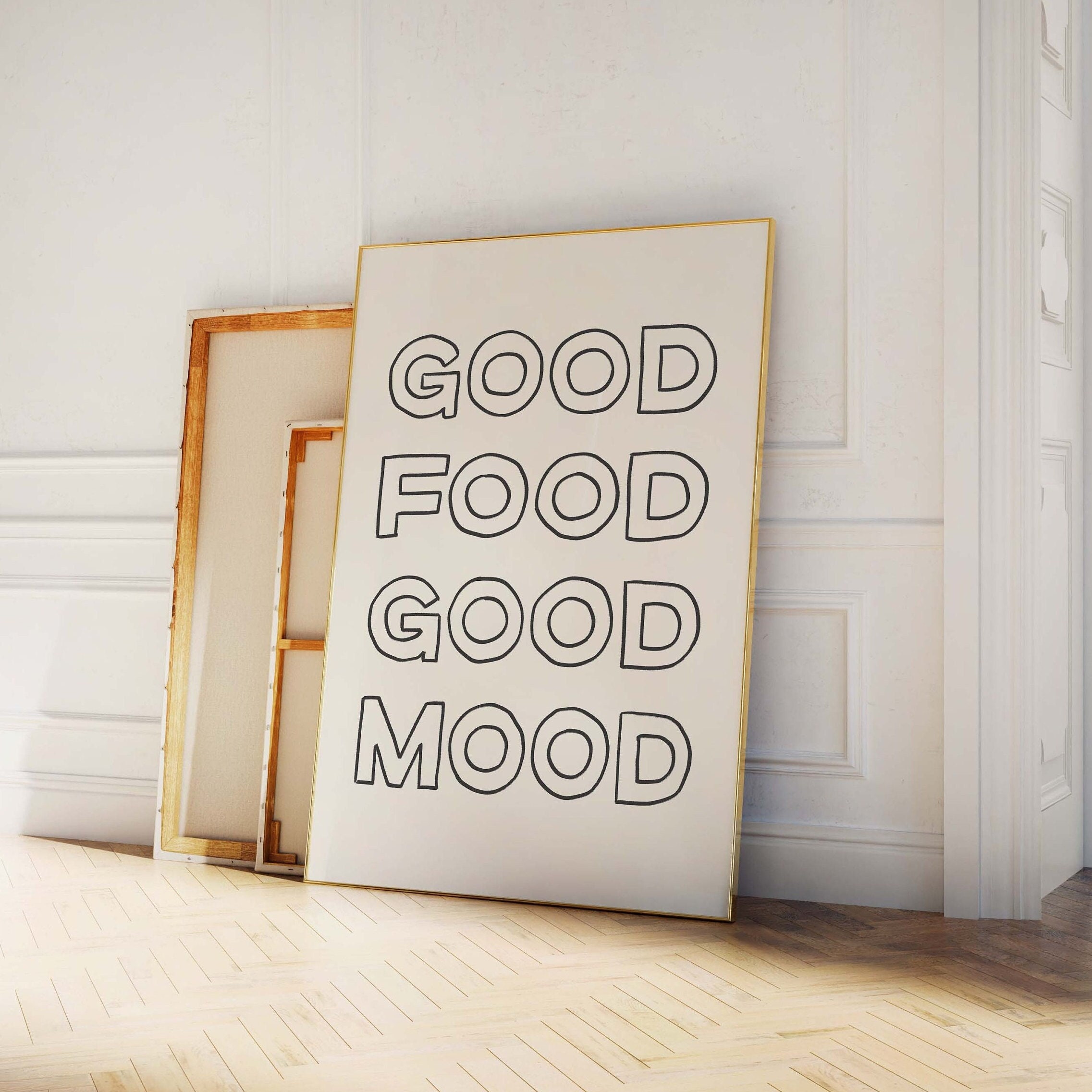 Good Food Good Mood Print