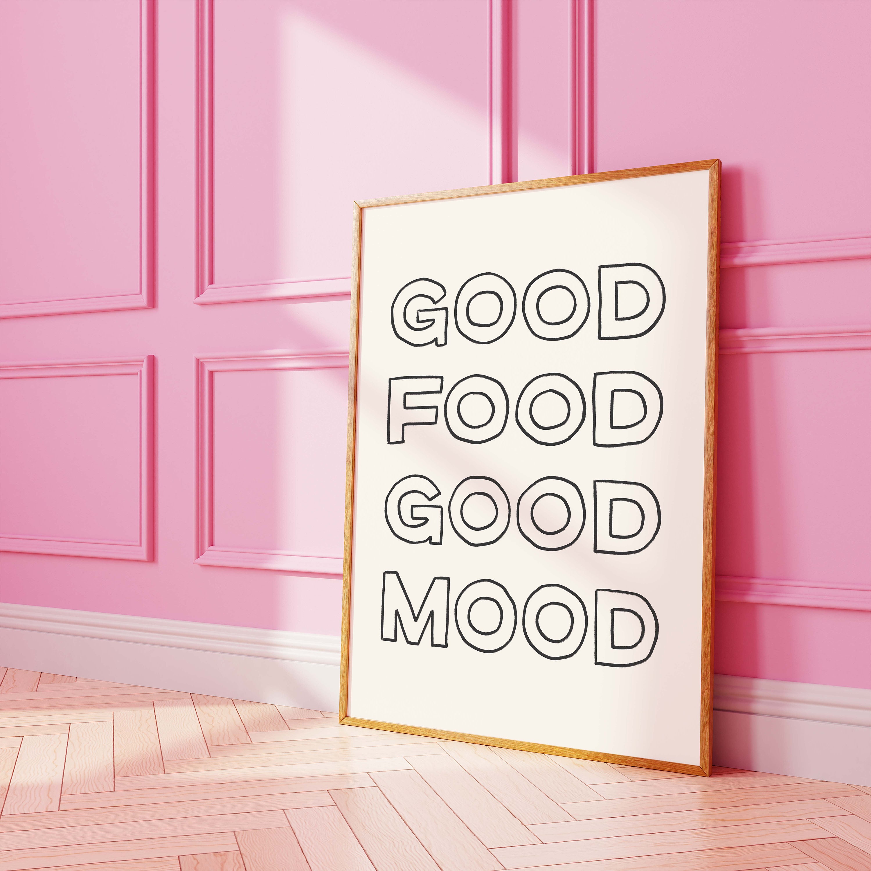 Good Food Good Mood Print - Image 2