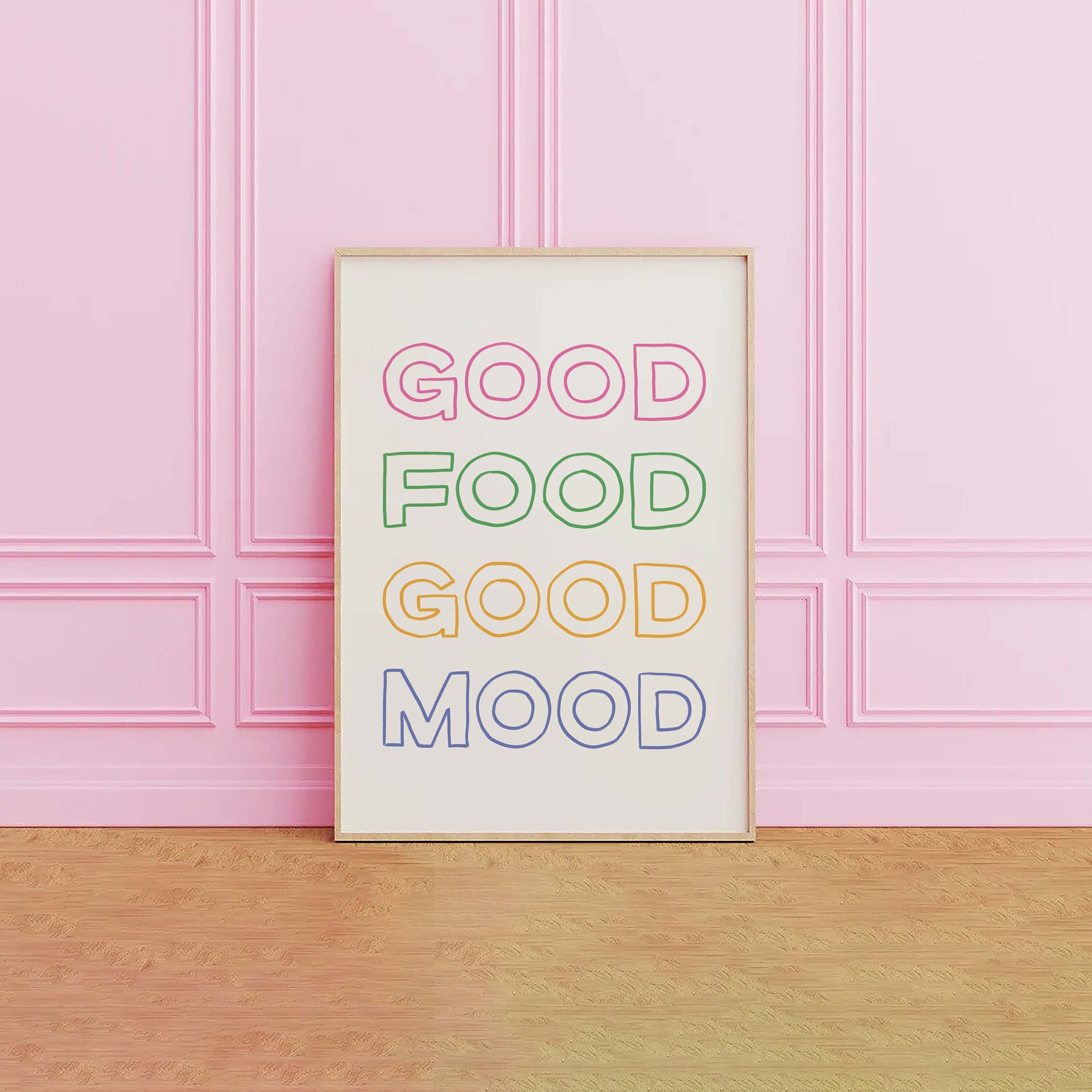 Good Food Good Mood Print - Image 2