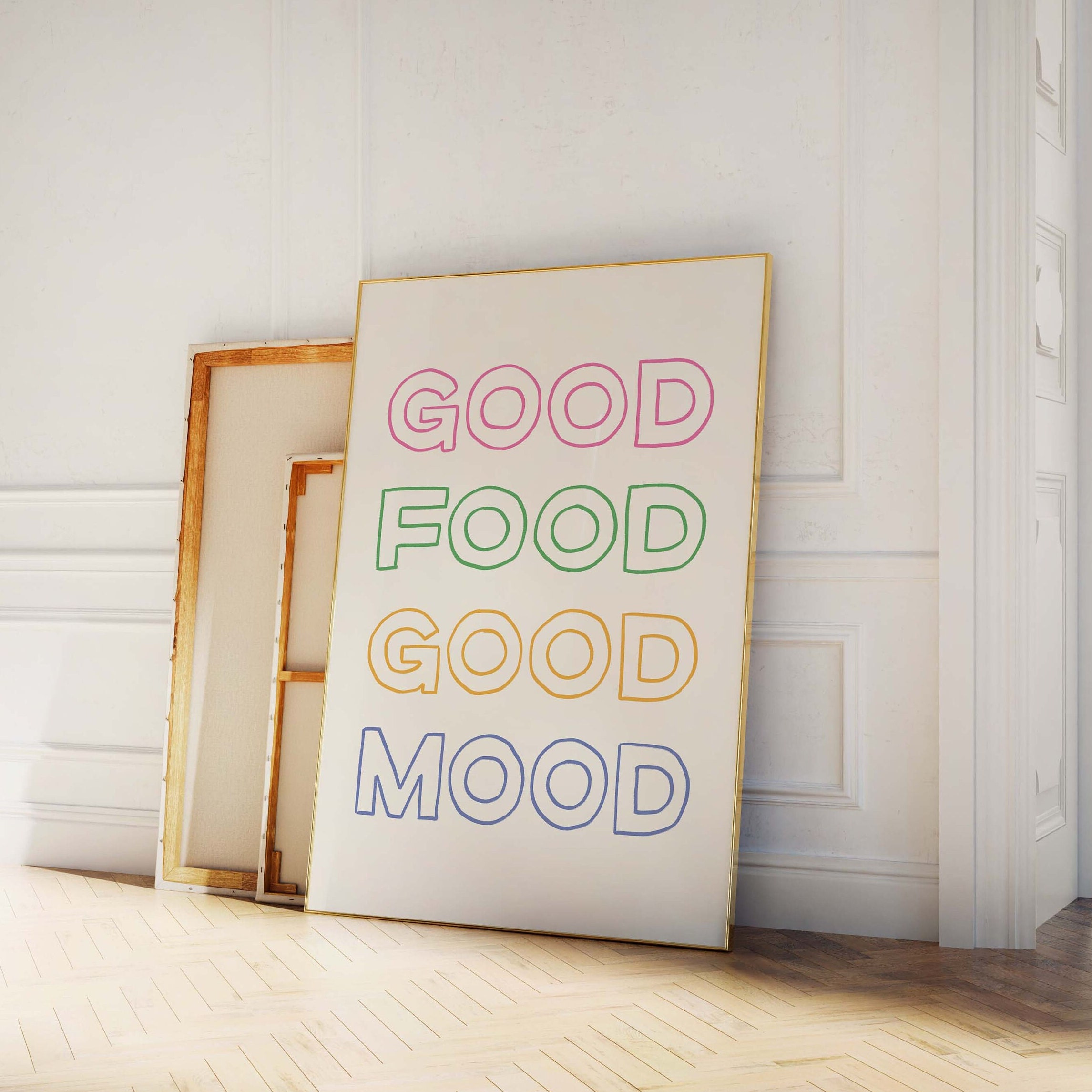 Good Food Good Mood Print - Image 3