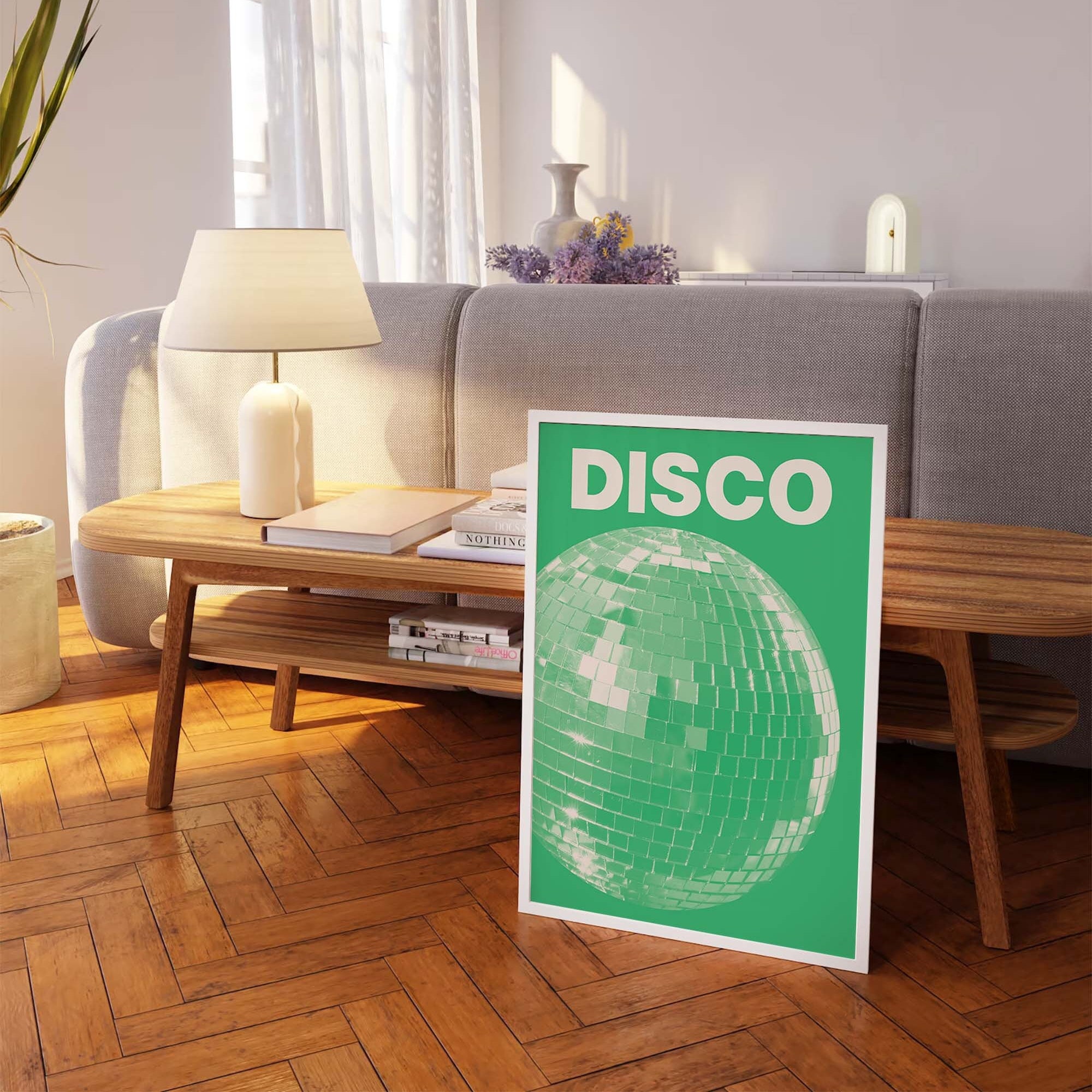 Green Disco Print - Image 4