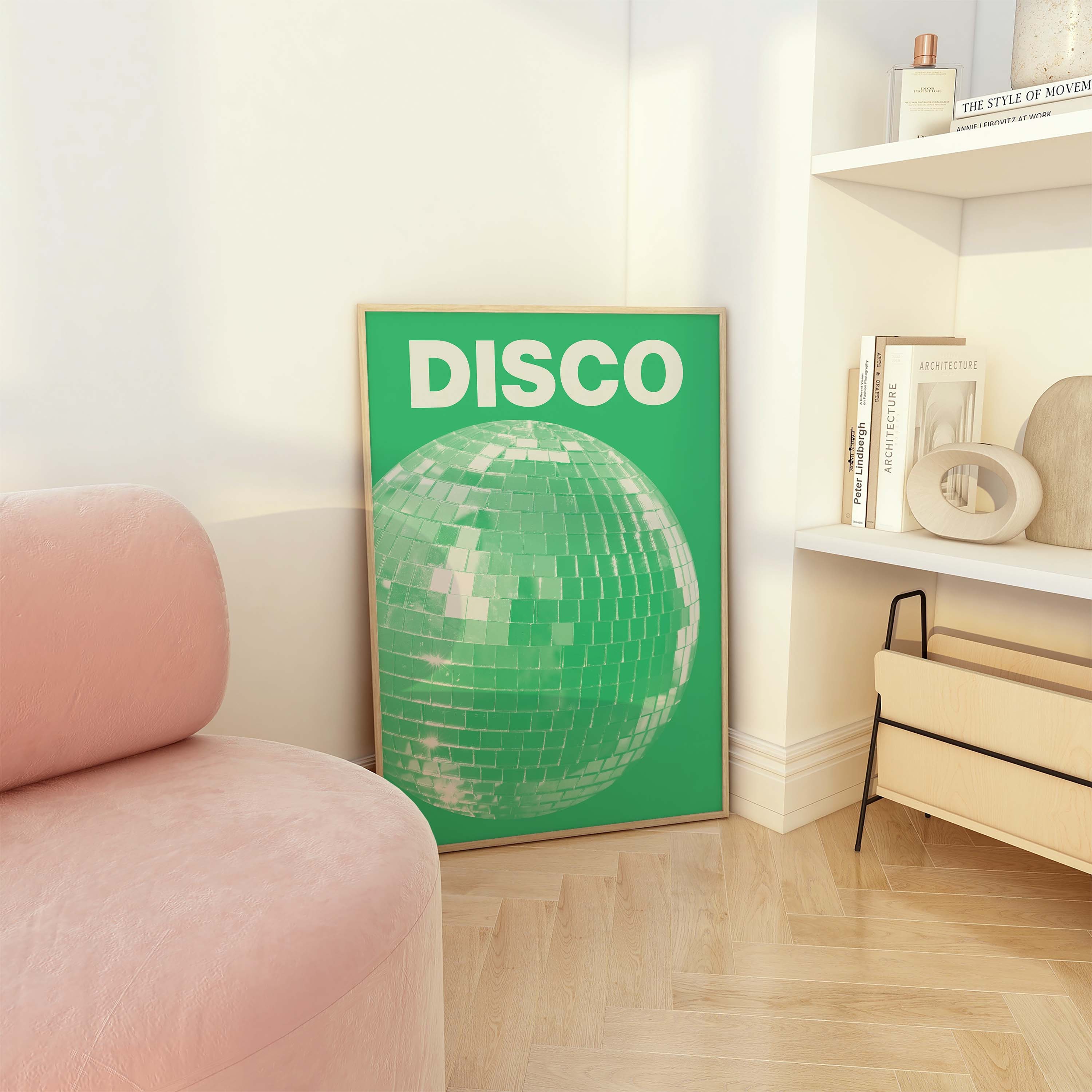 Green Disco Print - Image 5