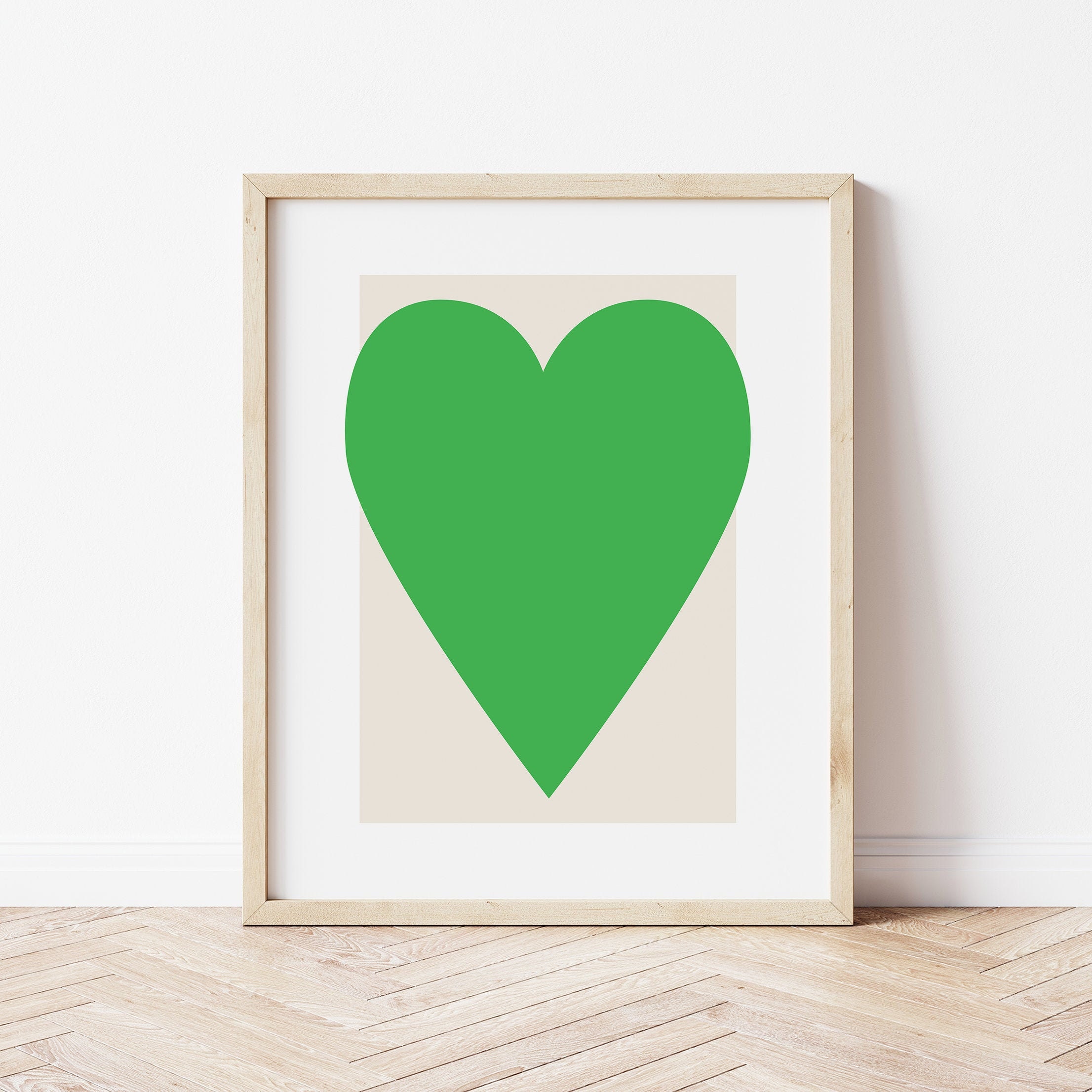 Green Heart Print - Image 3