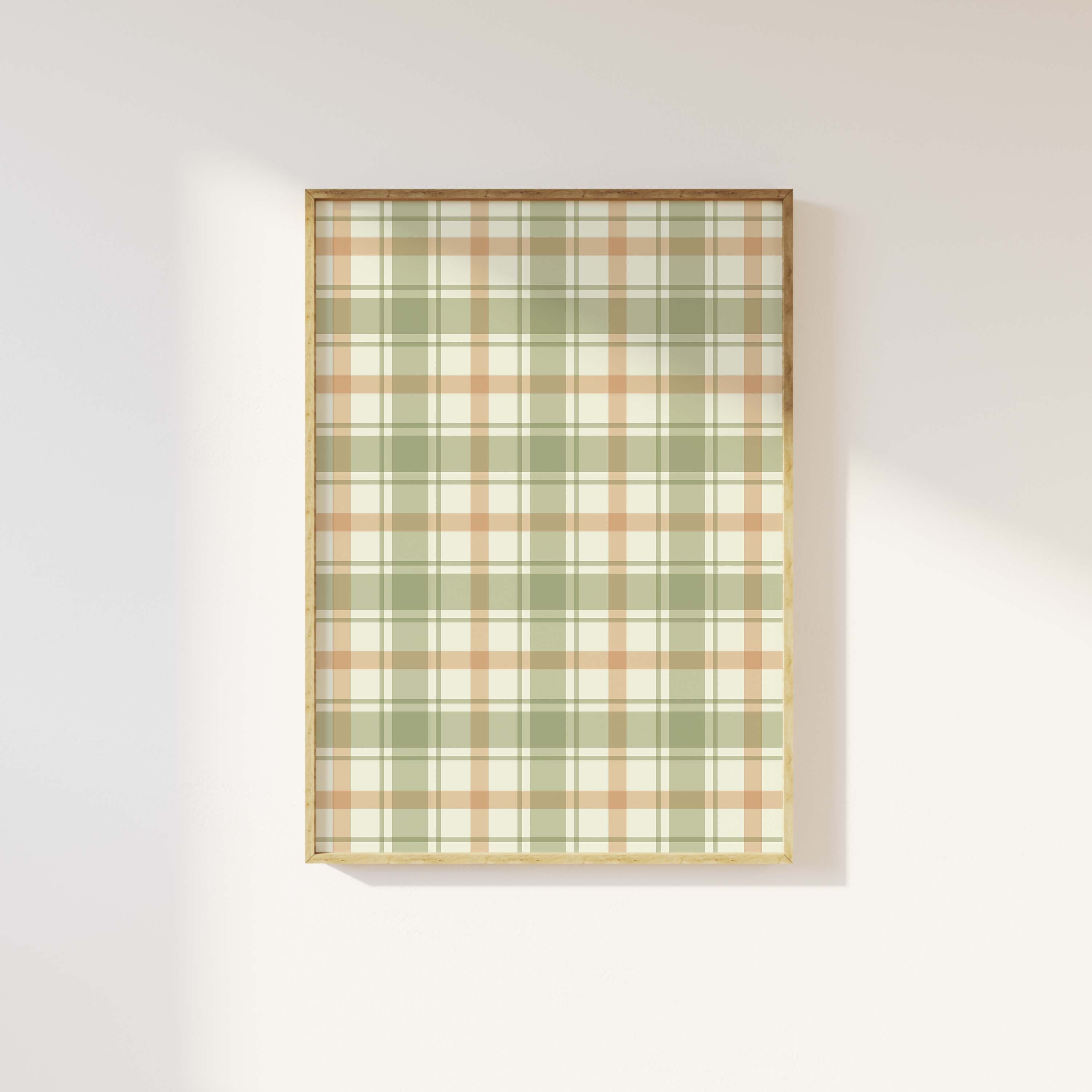 Green Plaid Print - Image 5