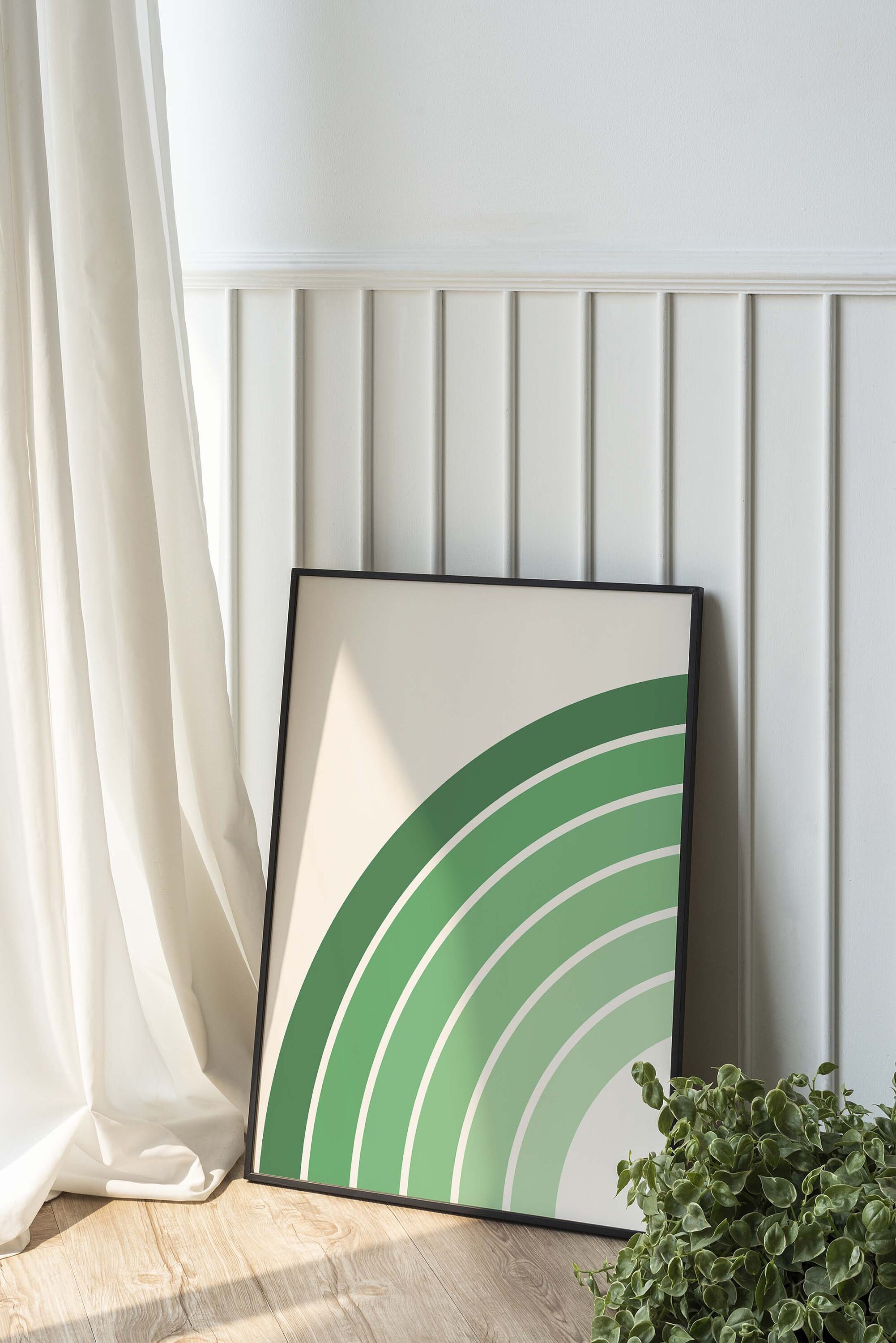Green Rainbow Print - Image 4