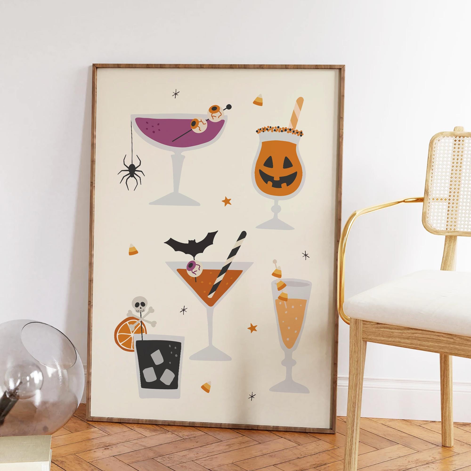 Halloween Cocktails Print - Image 3