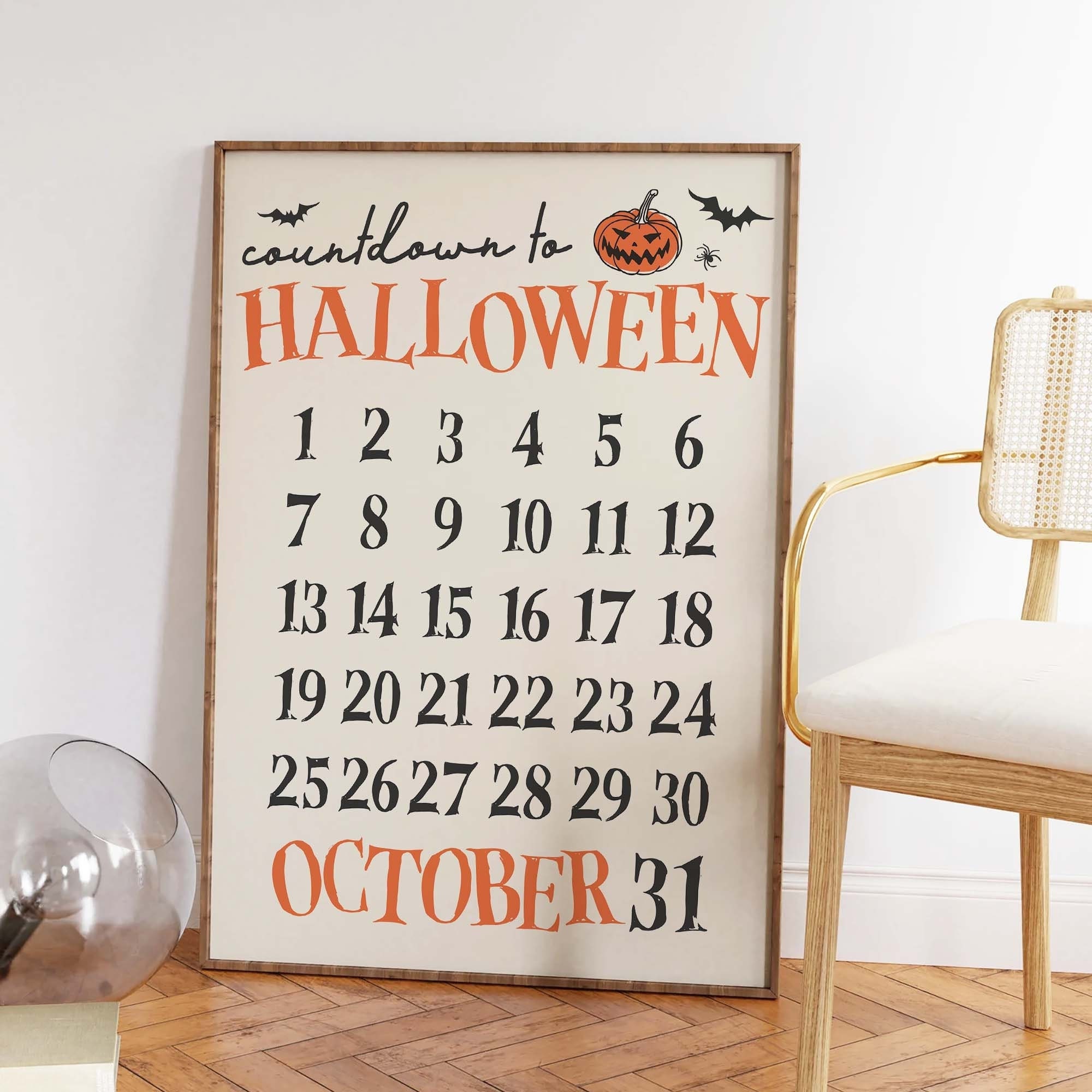 Halloween Countdown Print