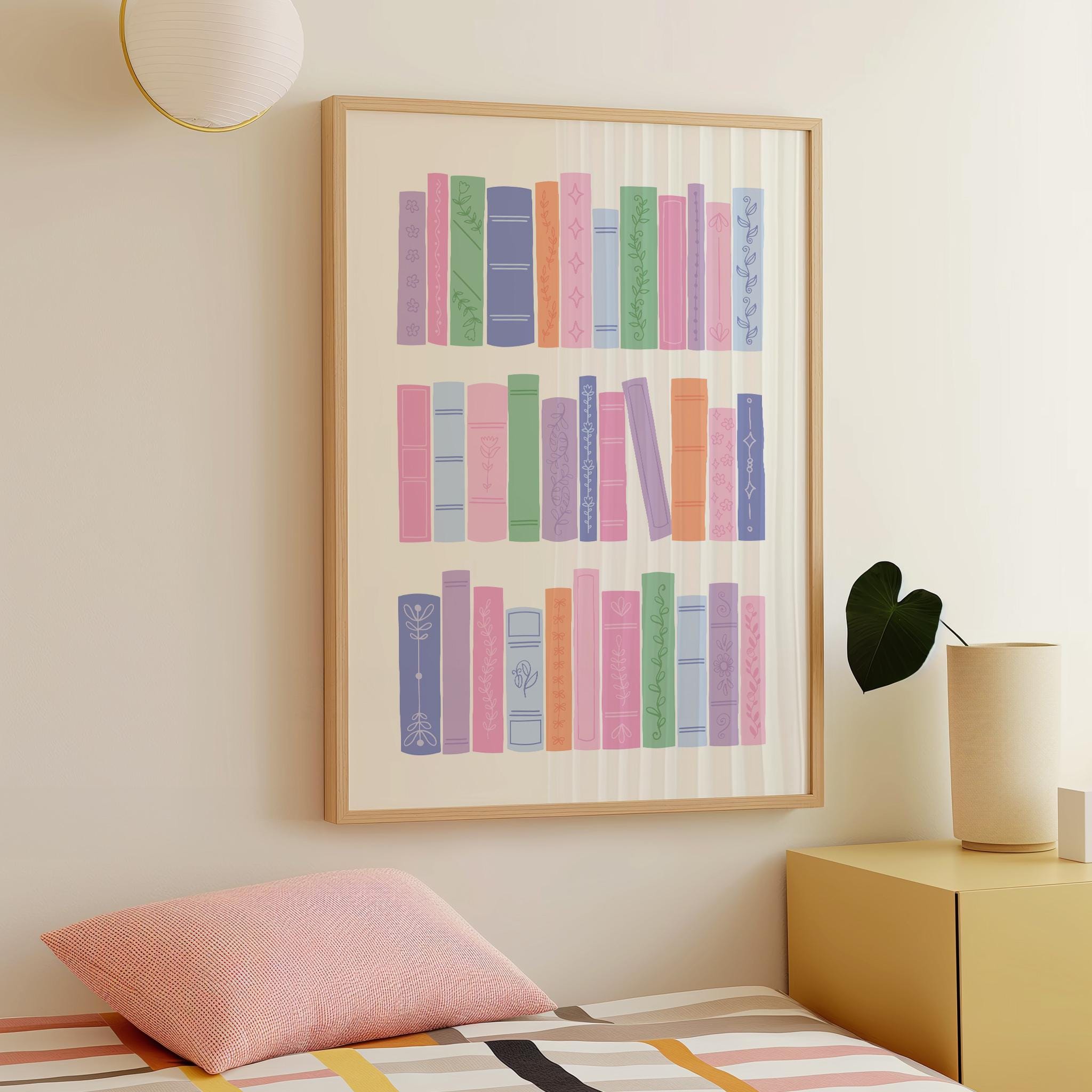 Handdrawn Books Print - Image 2