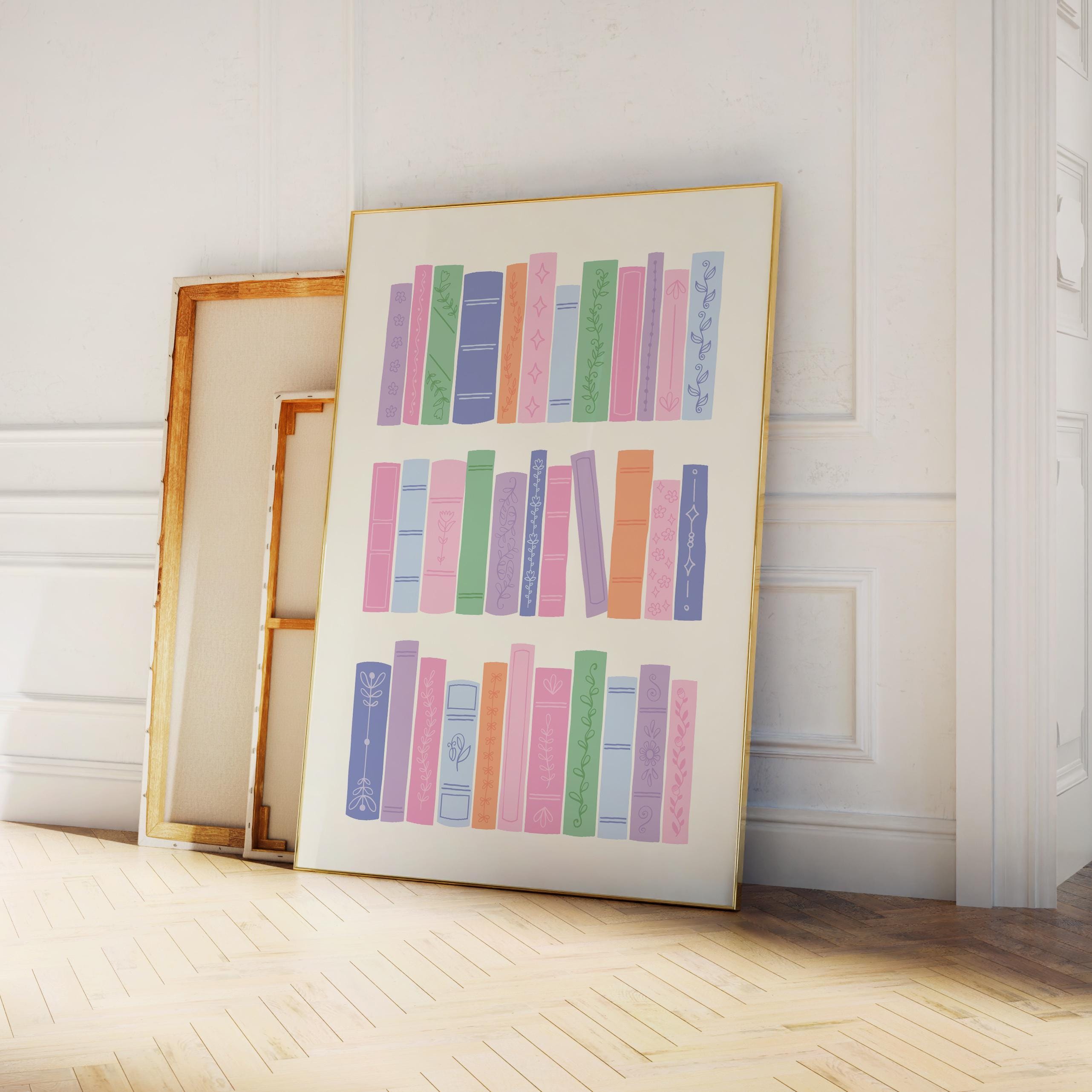 Handdrawn Books Print - Image 4