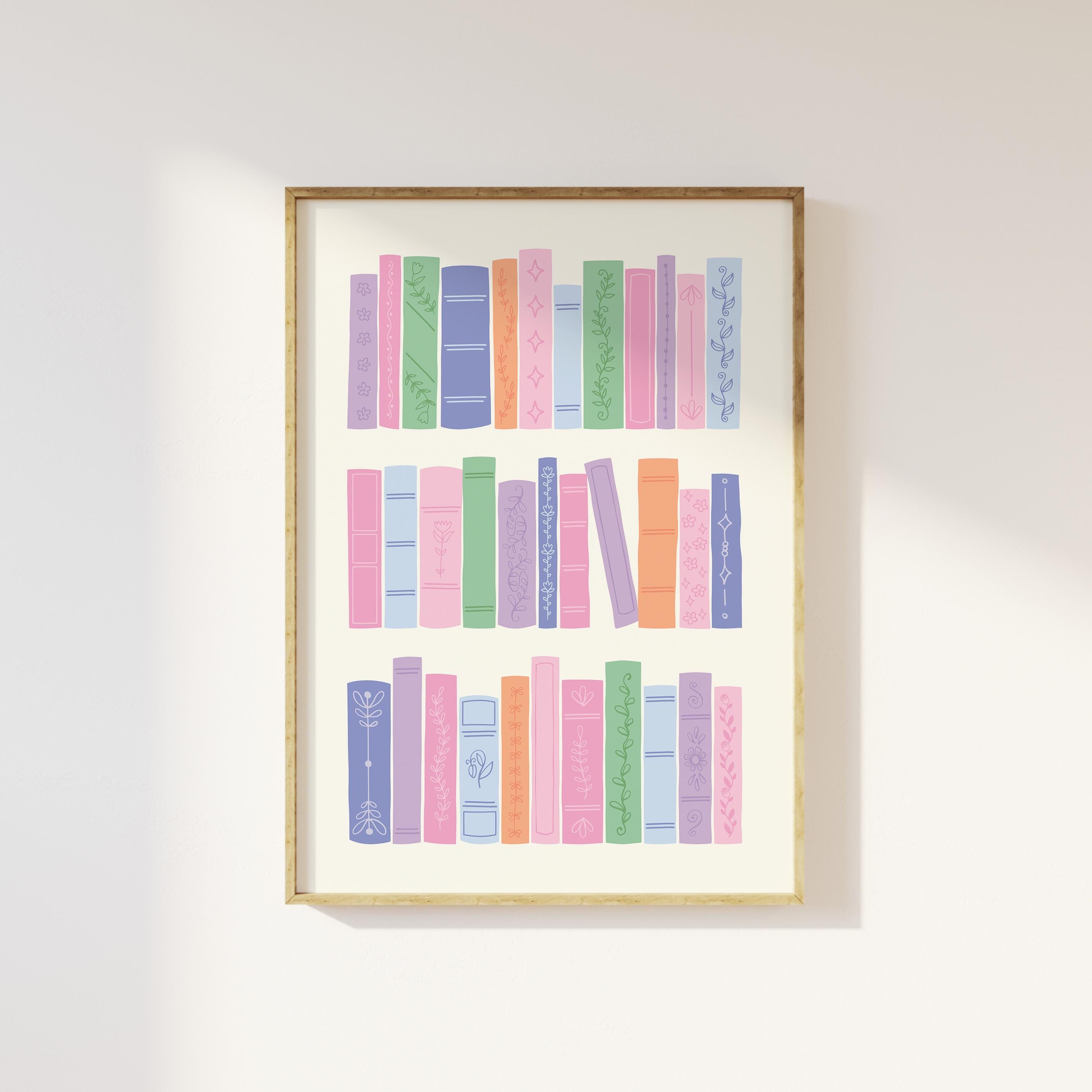 Handdrawn Books Print - Image 5