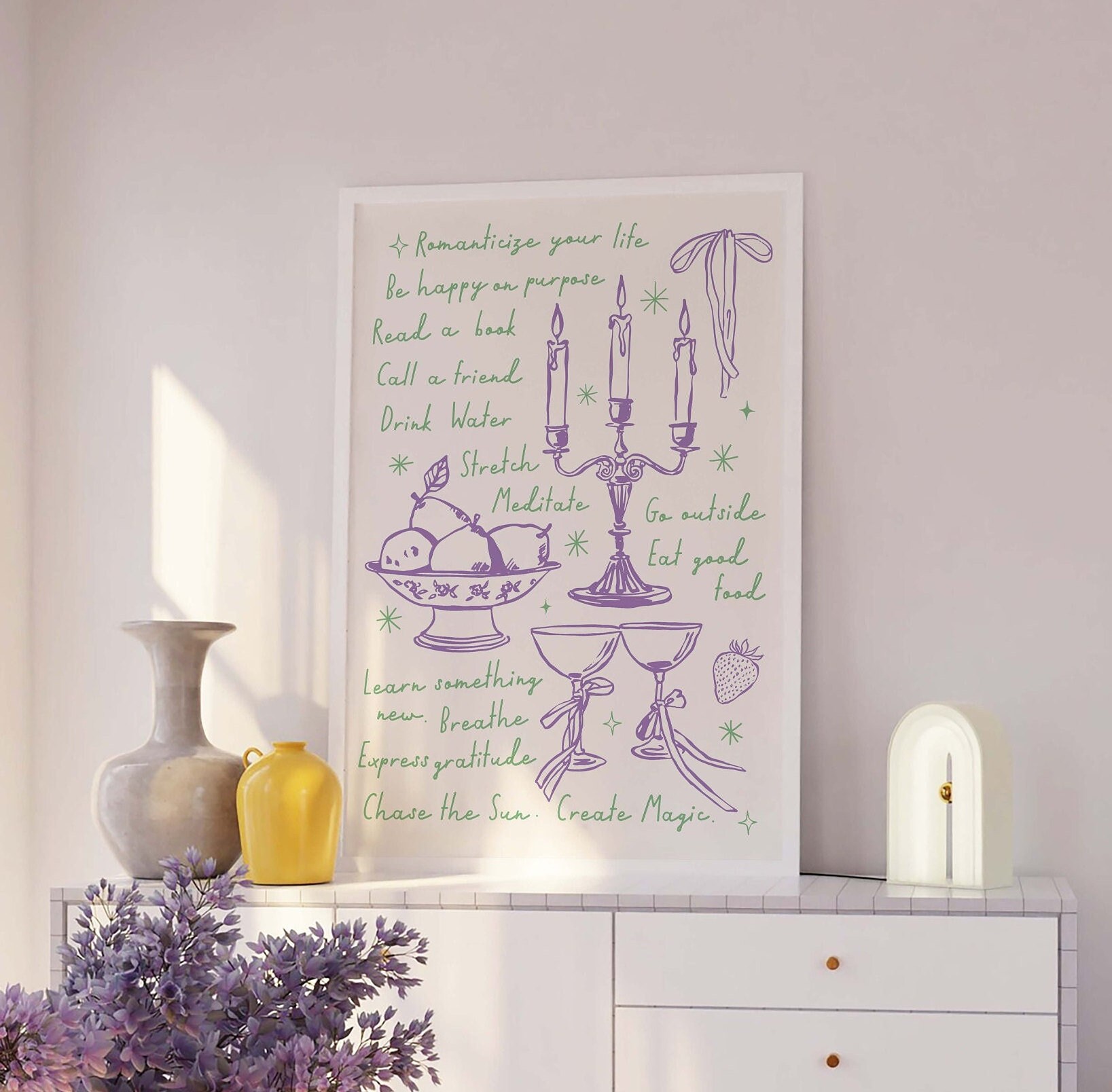 Handdrawn Quote Print
