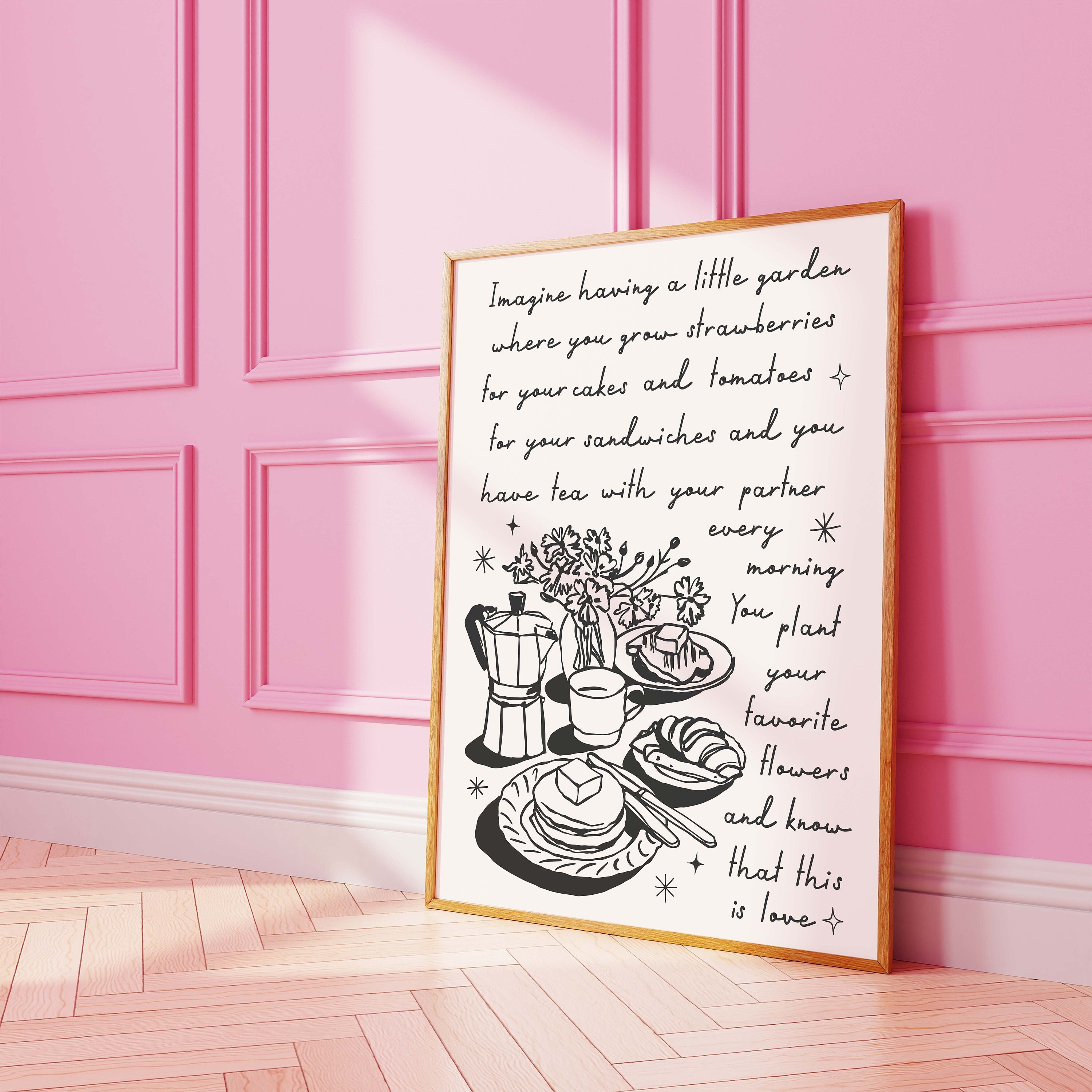 Handdrawn Quote Print