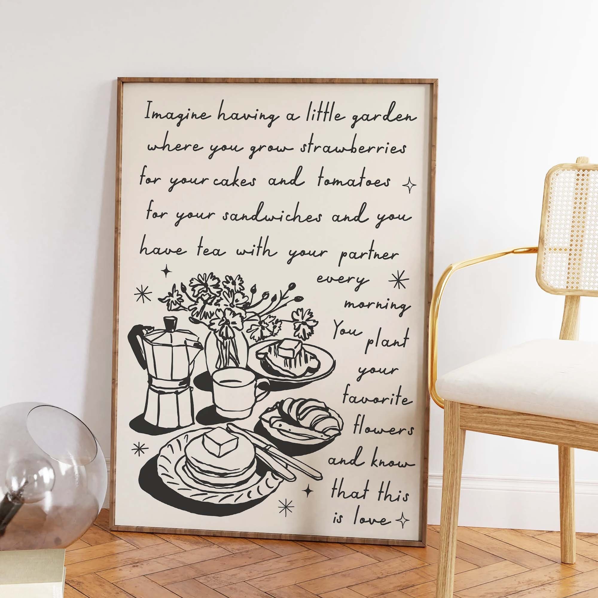 Handdrawn Quote Print - Image 3