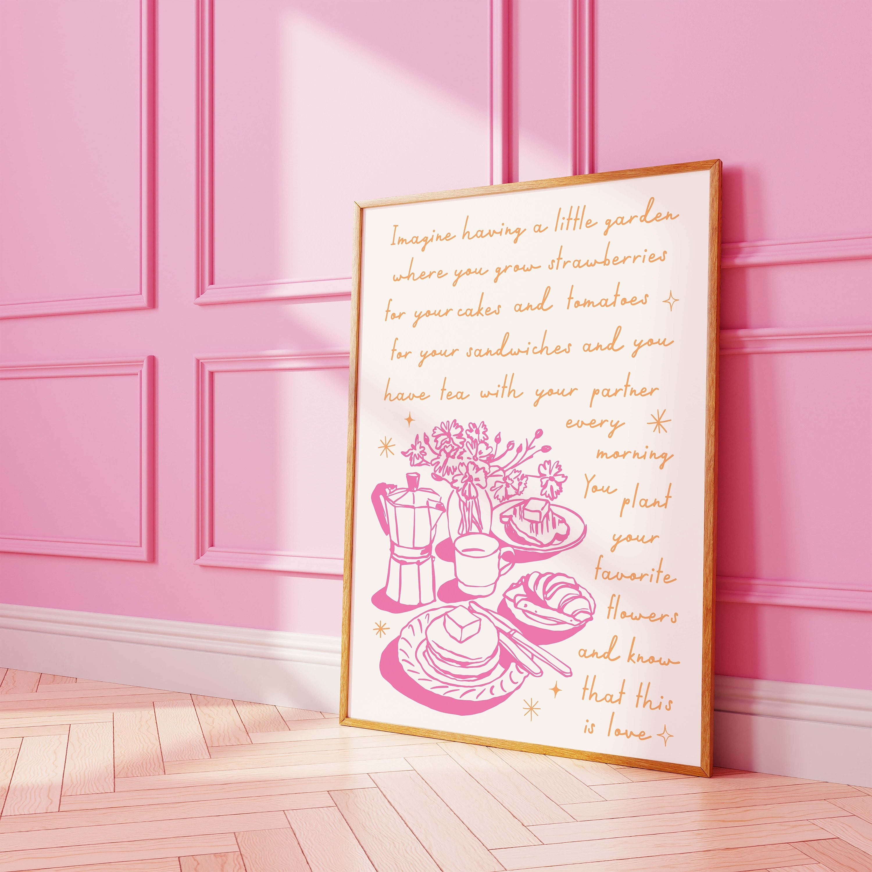Handdrawn Quote Print