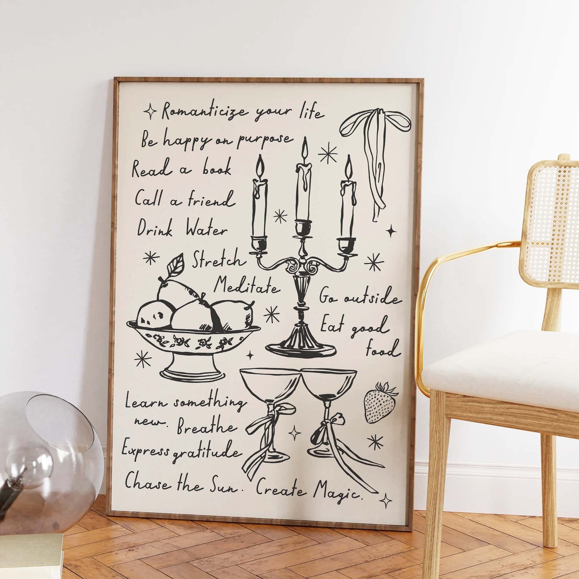 Handdrawn Quote Print - Image 3