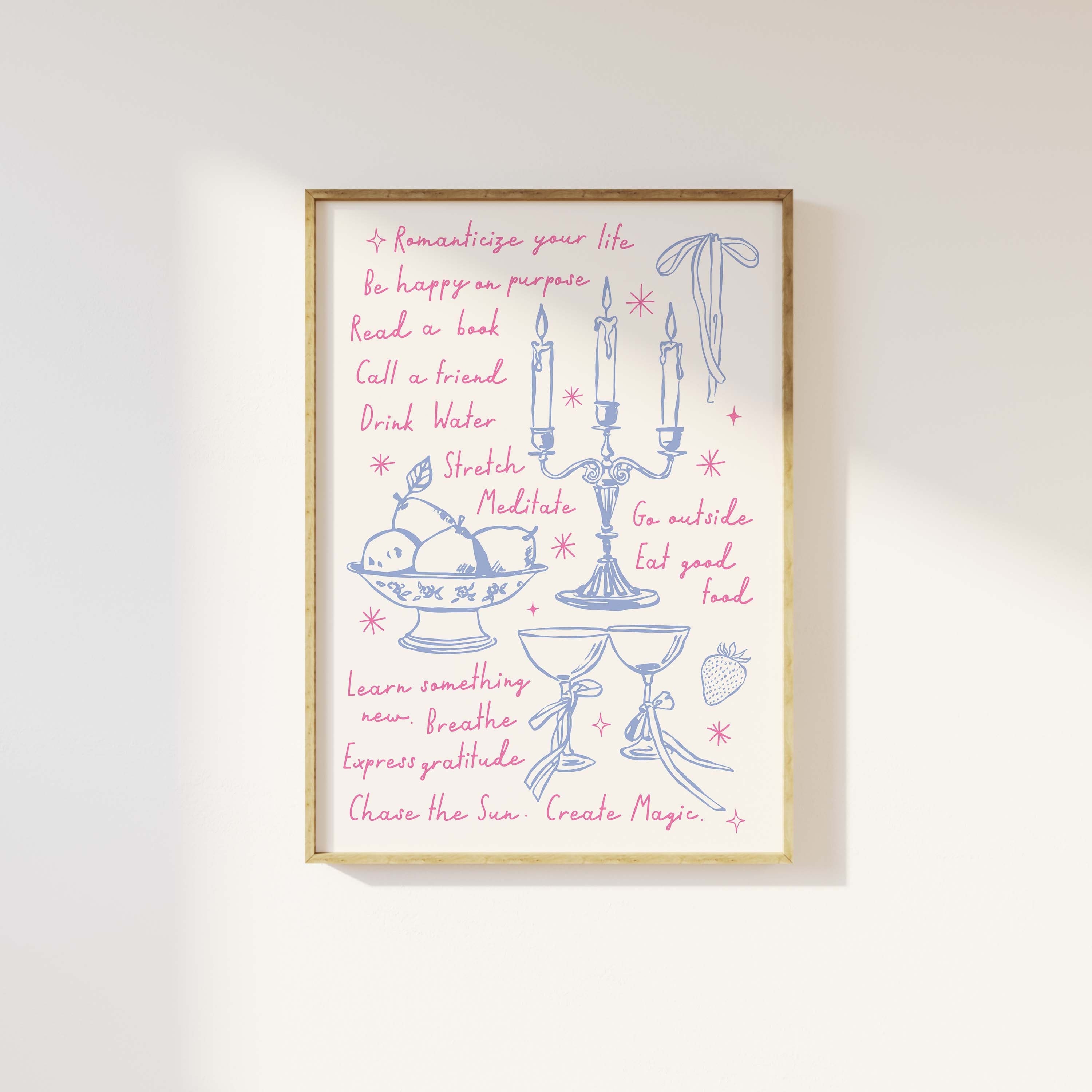 Handdrawn Quote Print