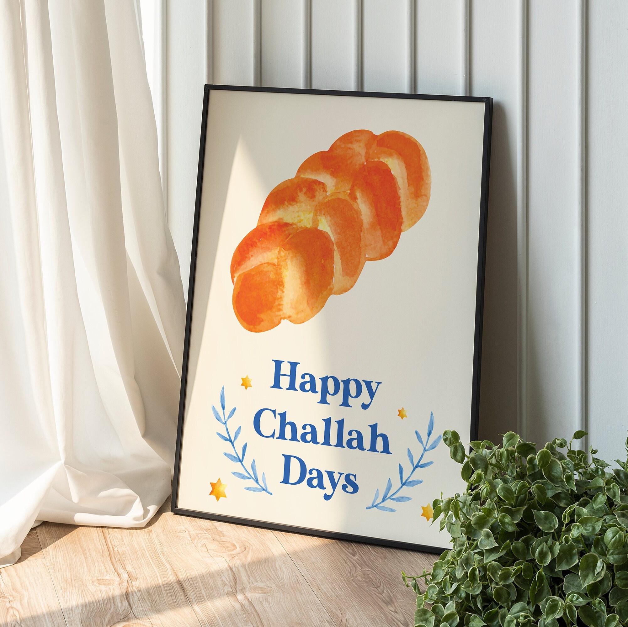 Happy Challah Days Print - Image 2