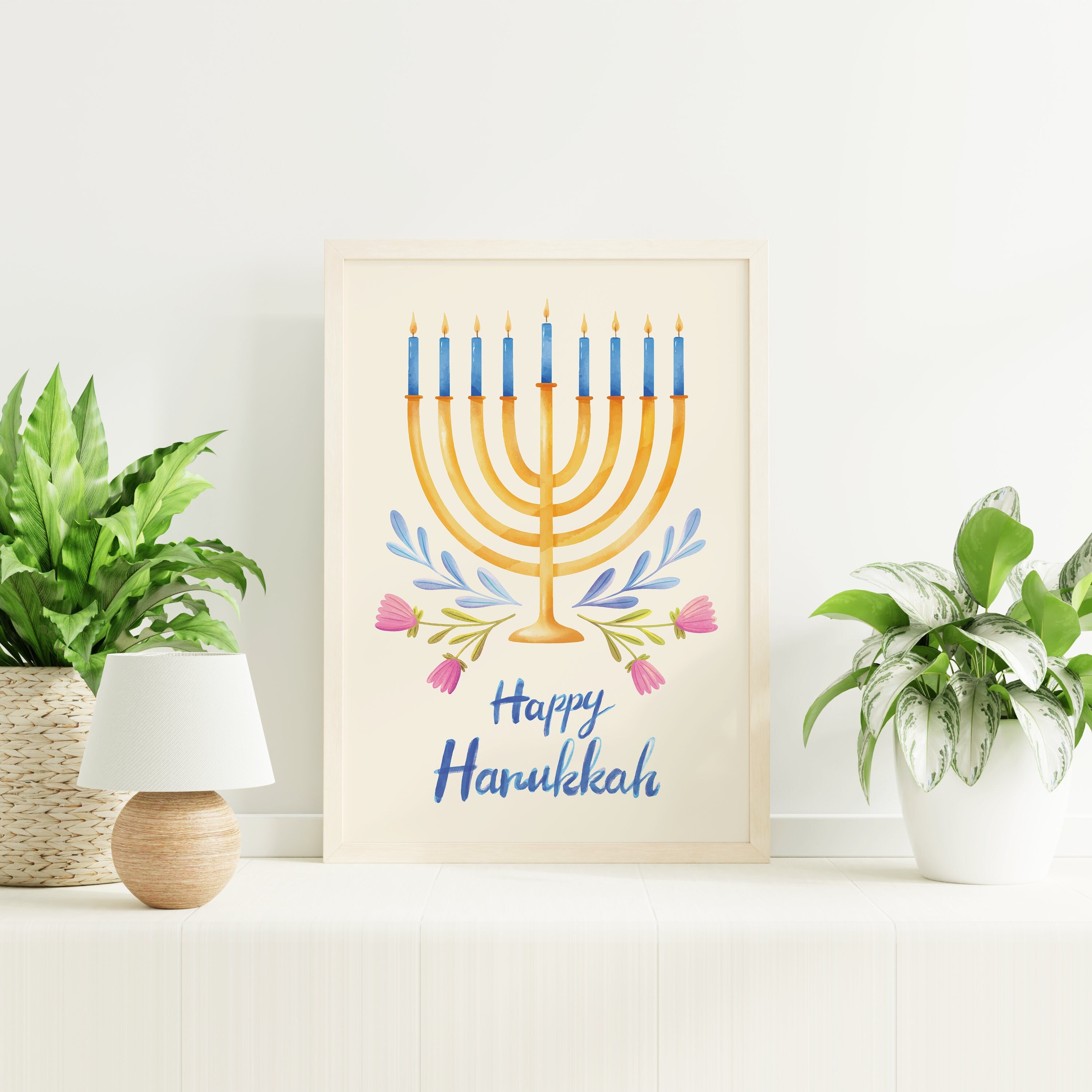 Happy Hanukkah Print - Image 2