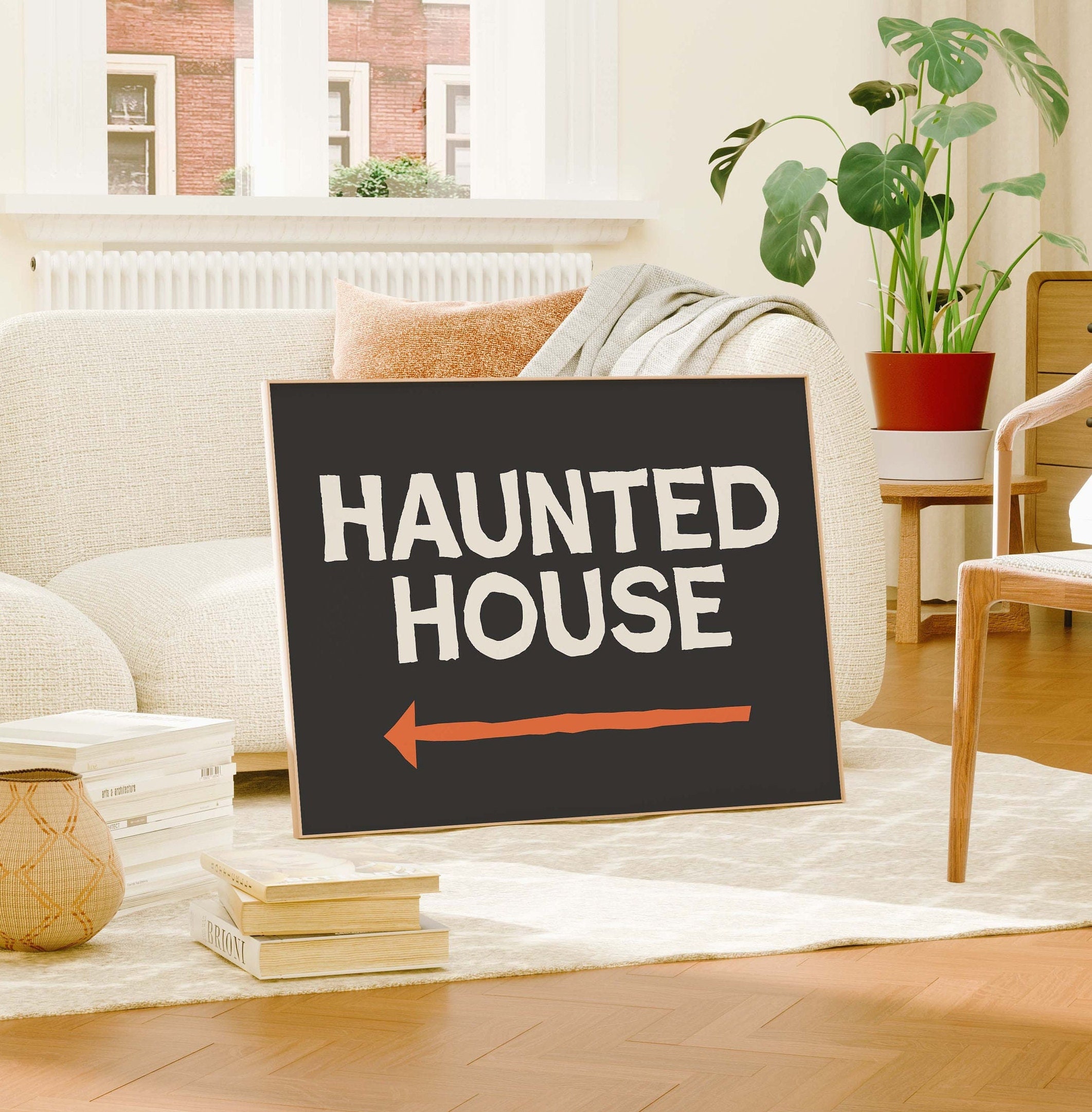 Haunted House This Way Print - Image 2
