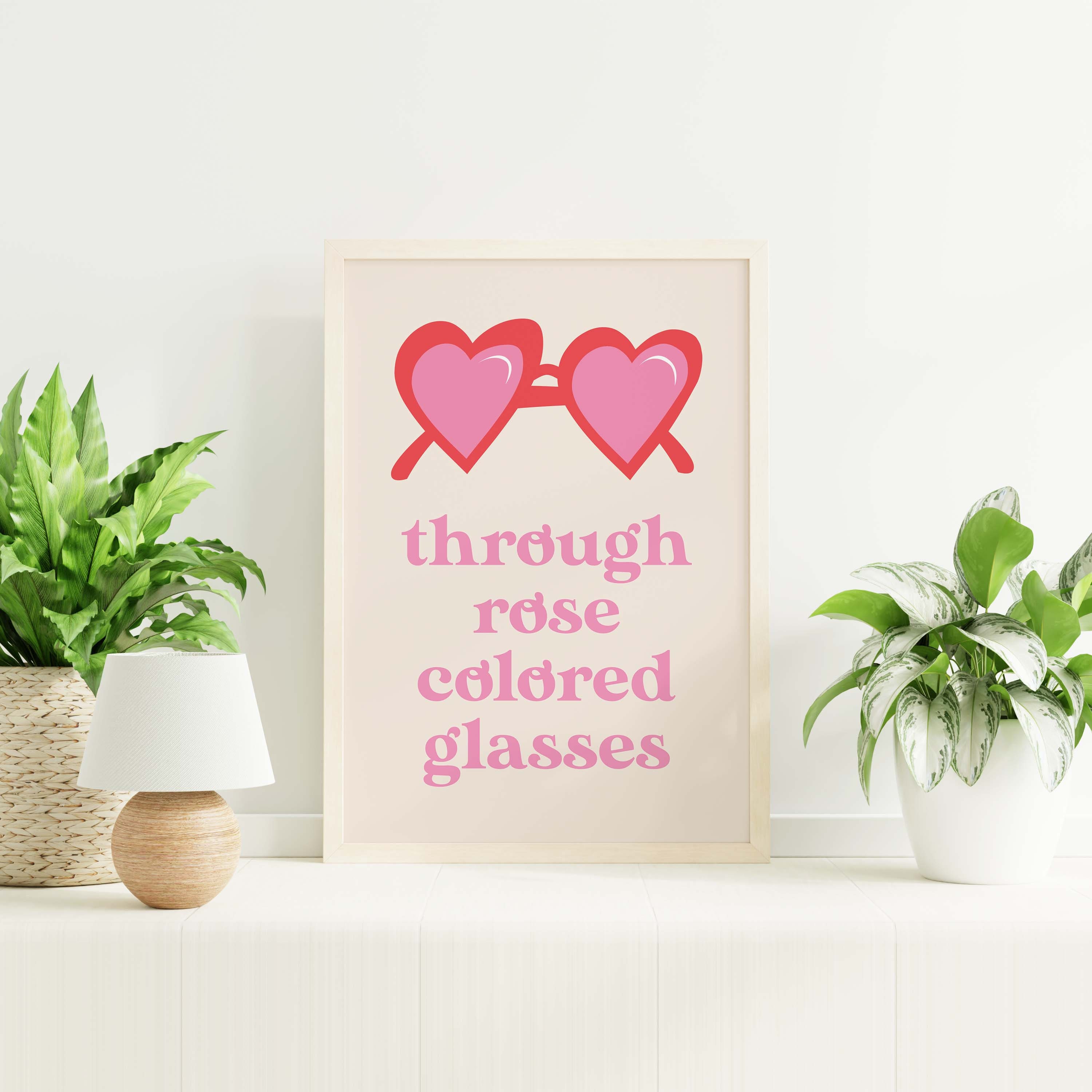 Heart Glasses Print - Image 4