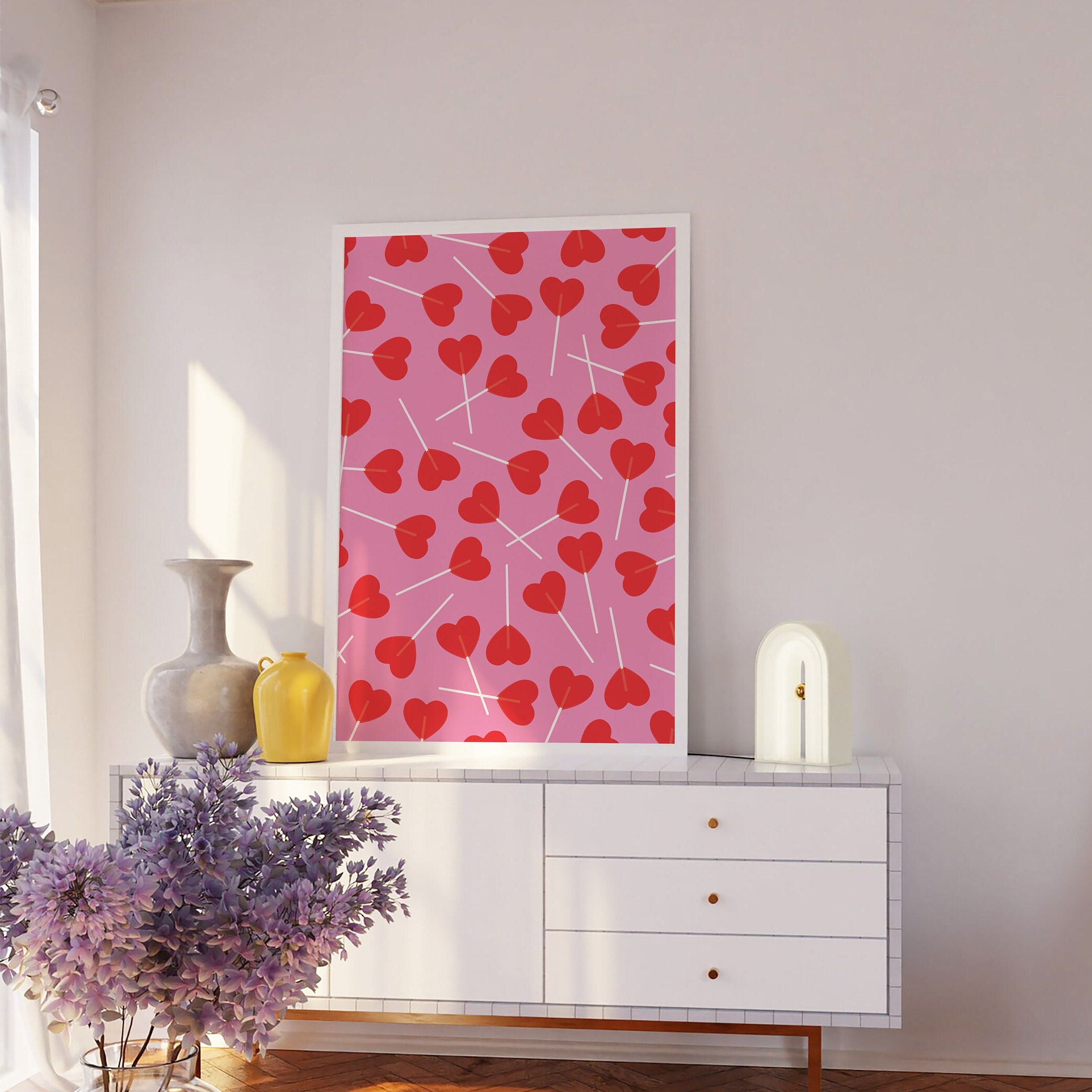 Heart Lollipop Print - Image 2