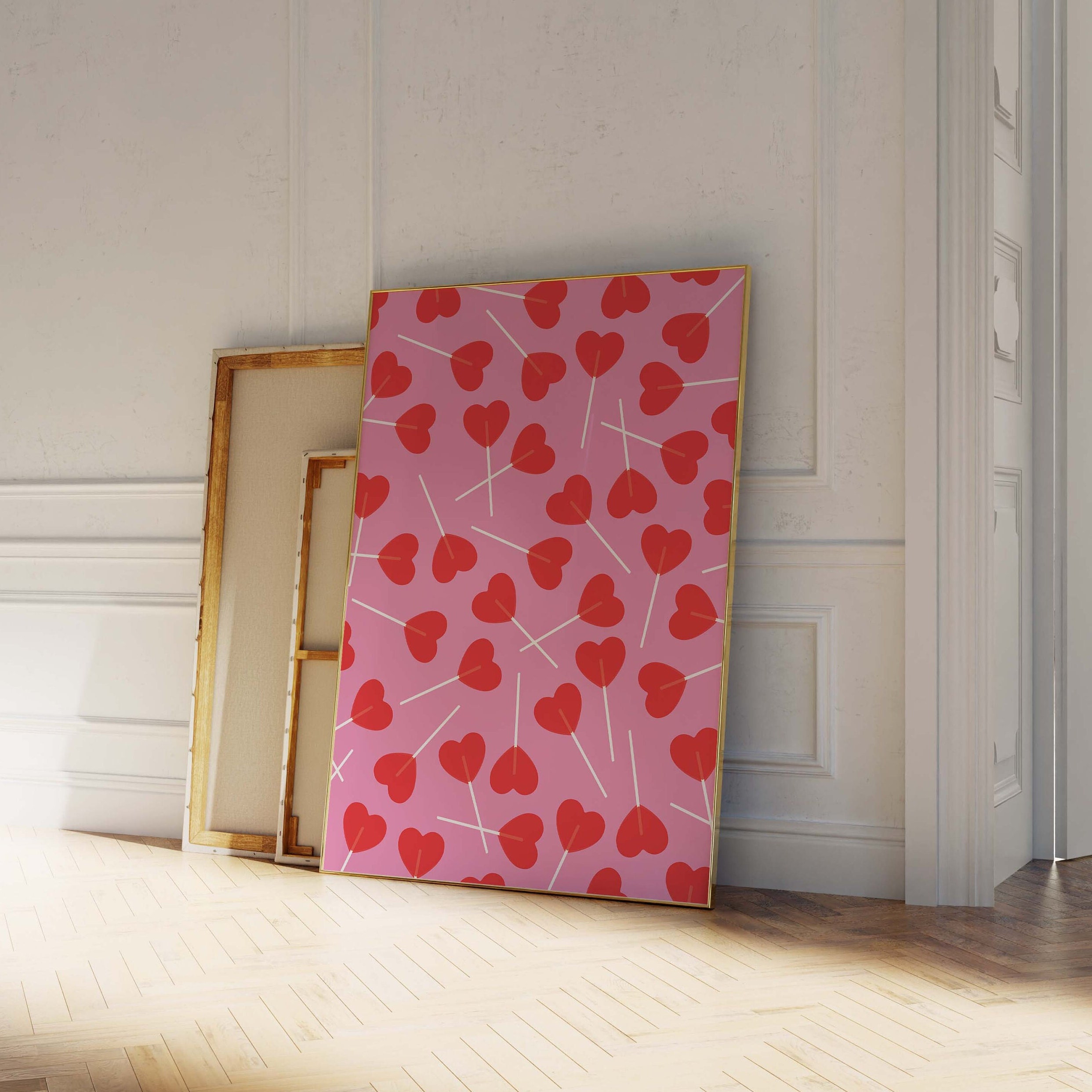 Heart Lollipop Print - Image 5