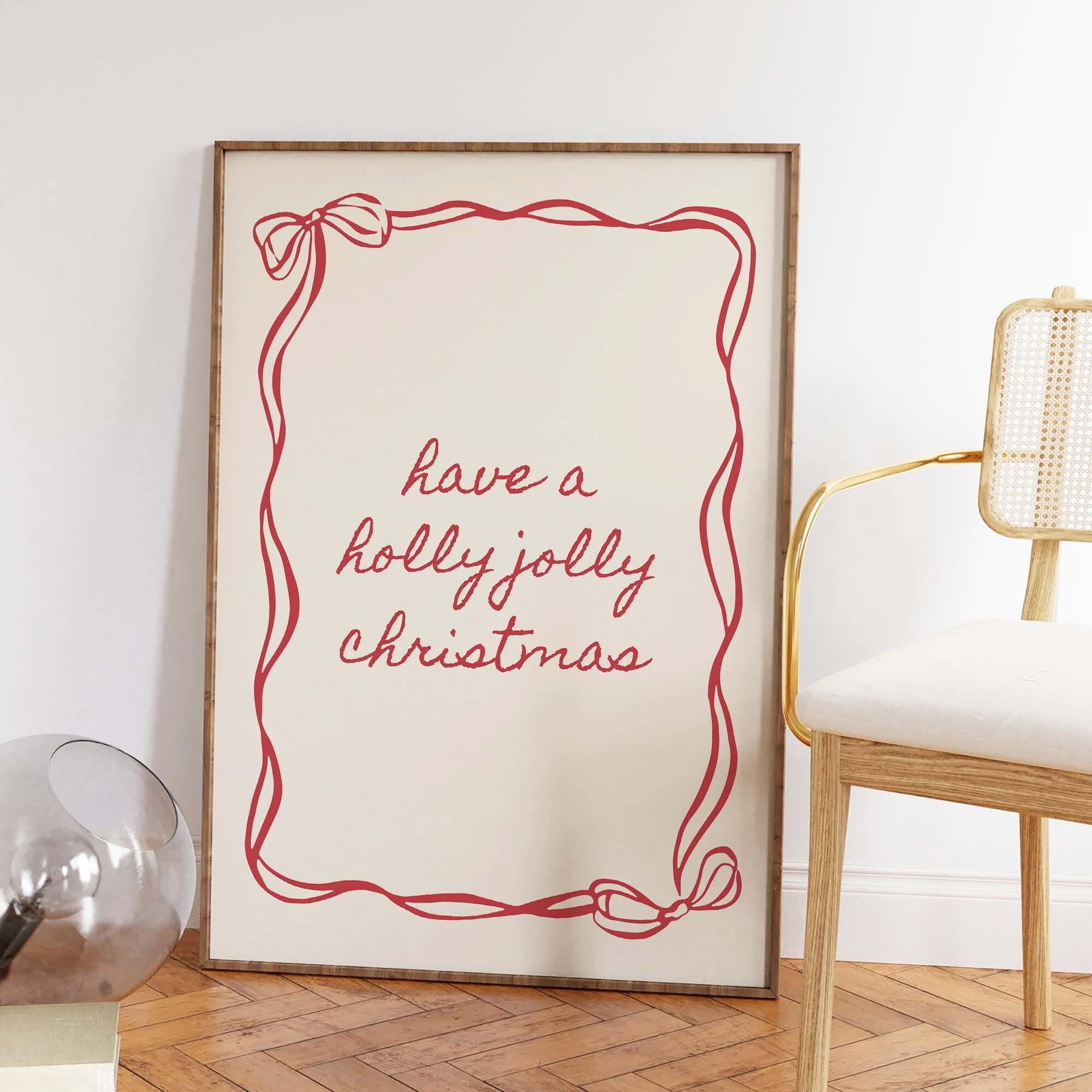 Holly Jolly Christmas Print - Image 2