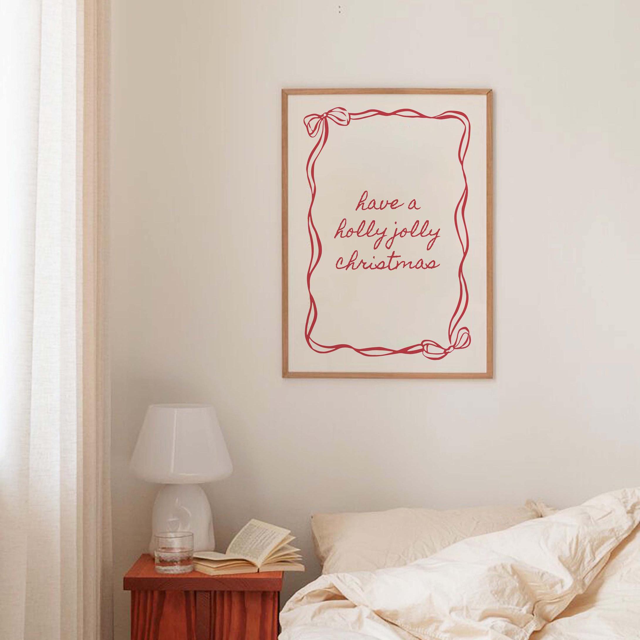 Holly Jolly Christmas Print - Image 3
