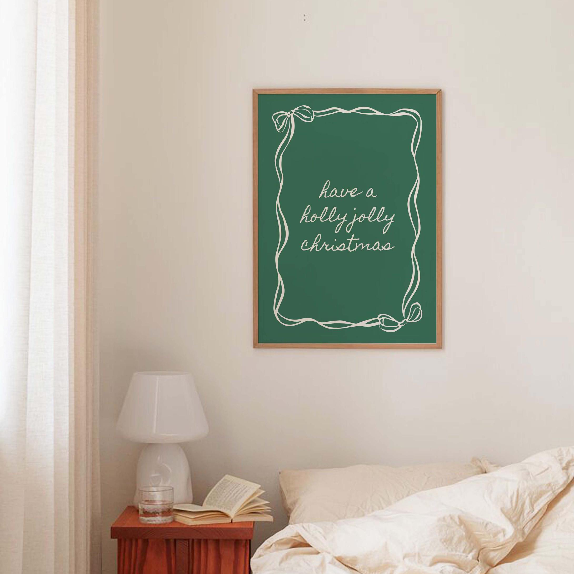 Holly Jolly Christmas Print - Image 3