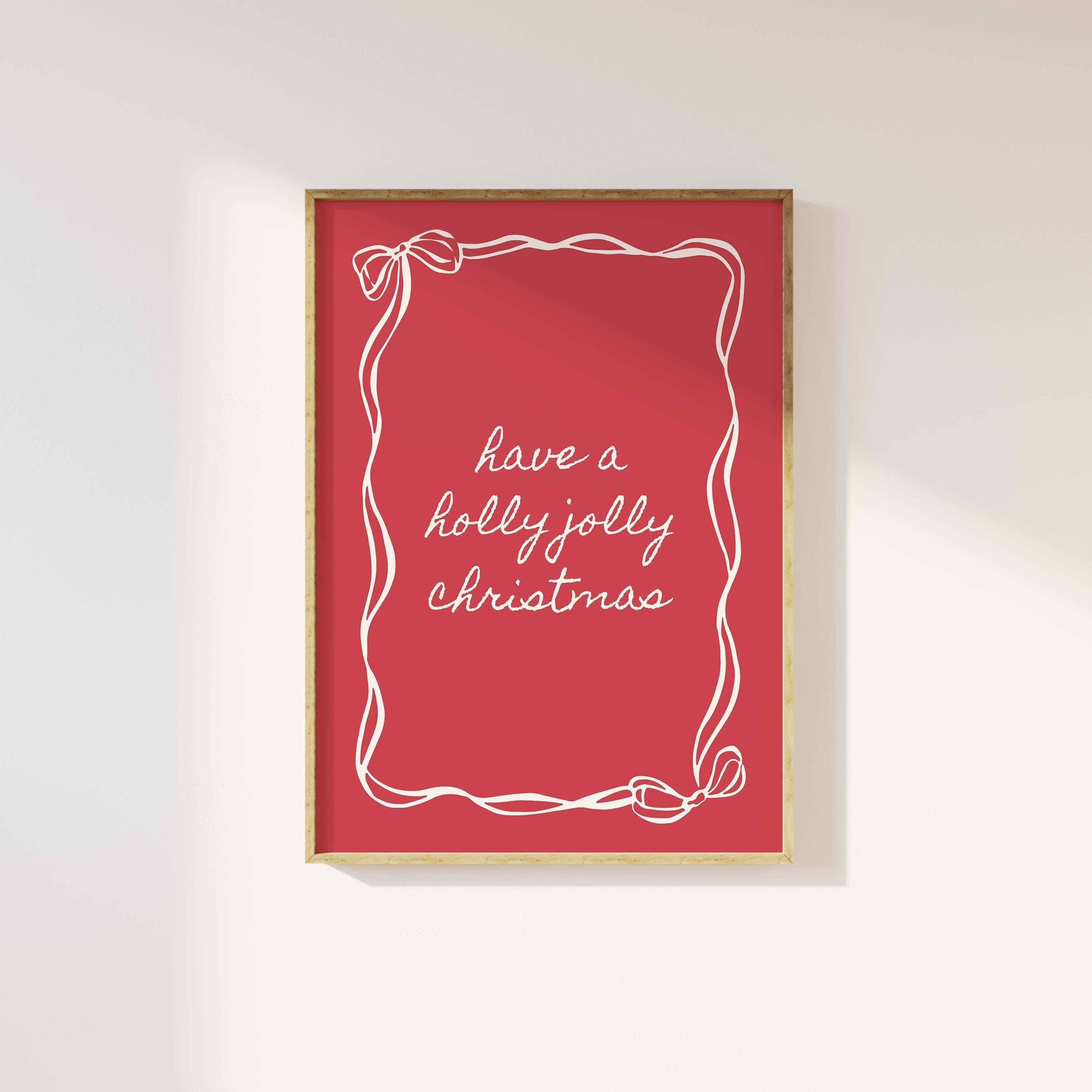 Holly Jolly Christmas Print - Image 2
