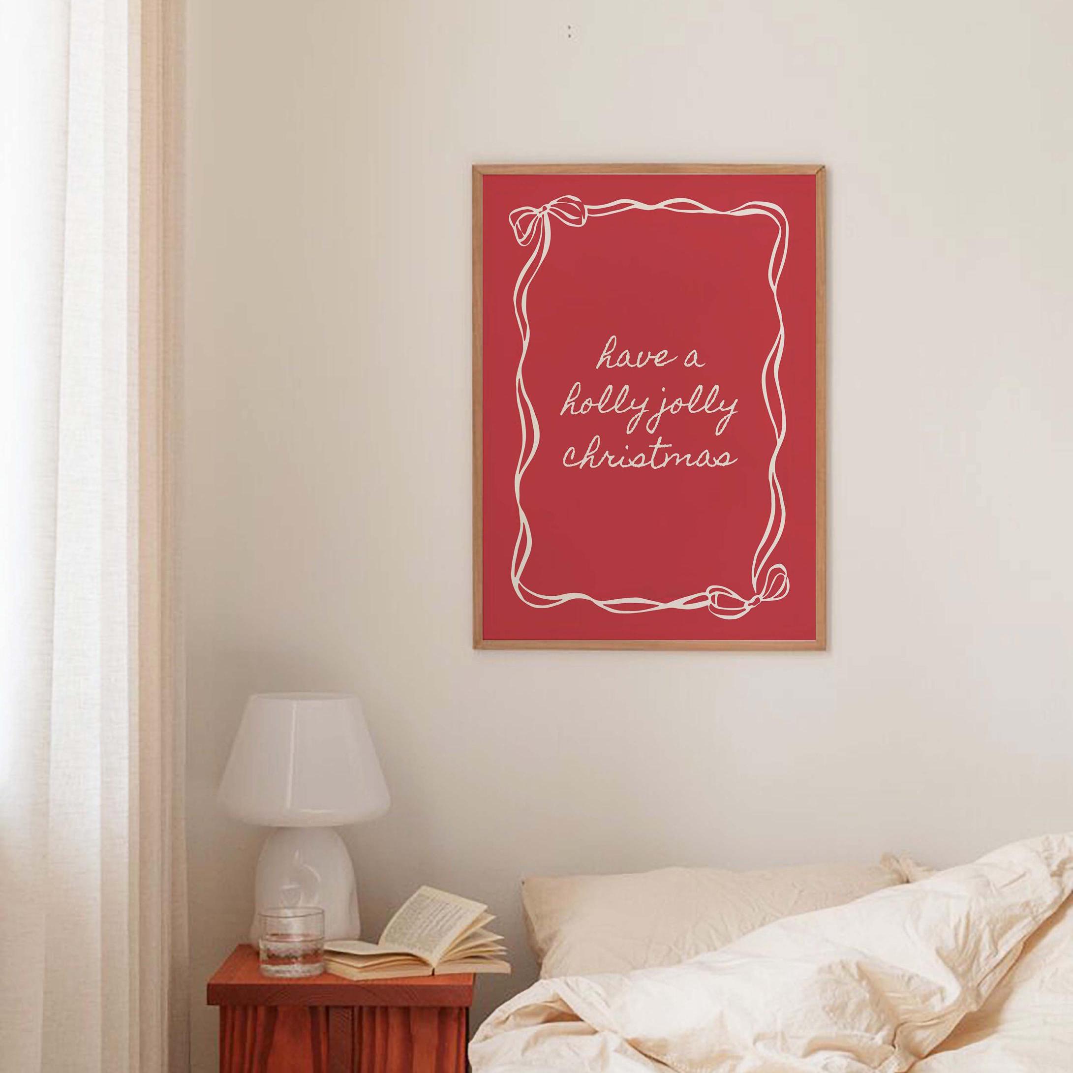 Holly Jolly Christmas Print - Image 5