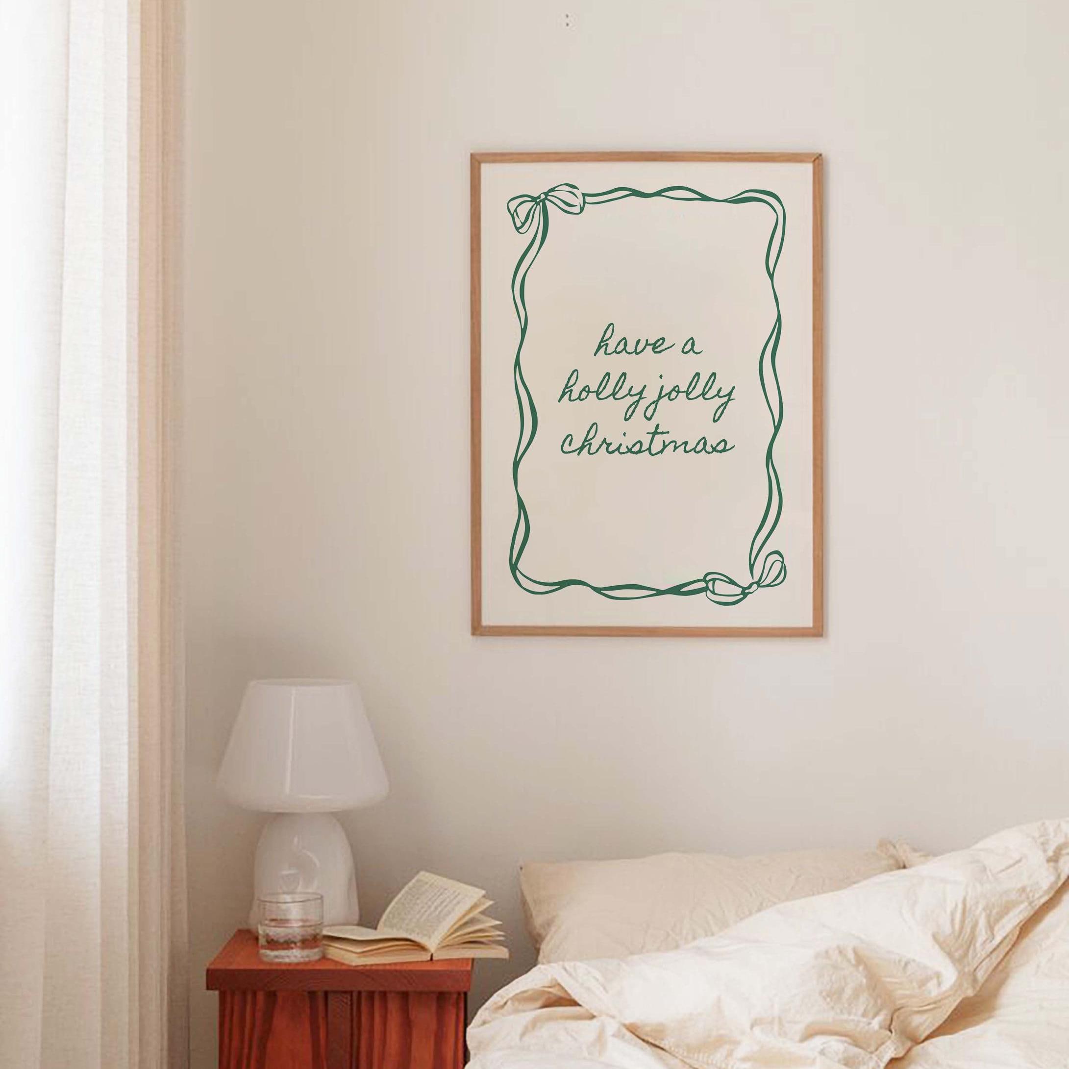 Holly Jolly Christmas Print - Image 3