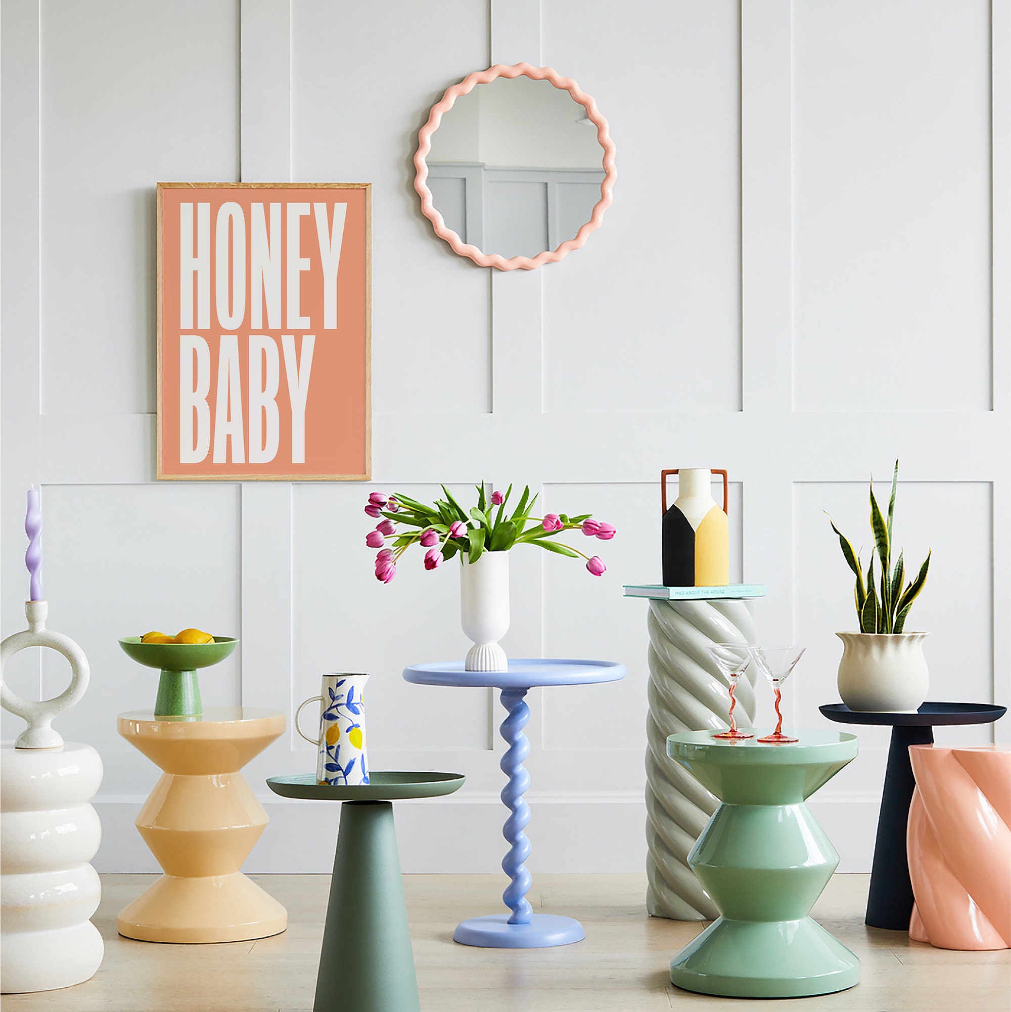 Honey Baby Quote Print - Image 2