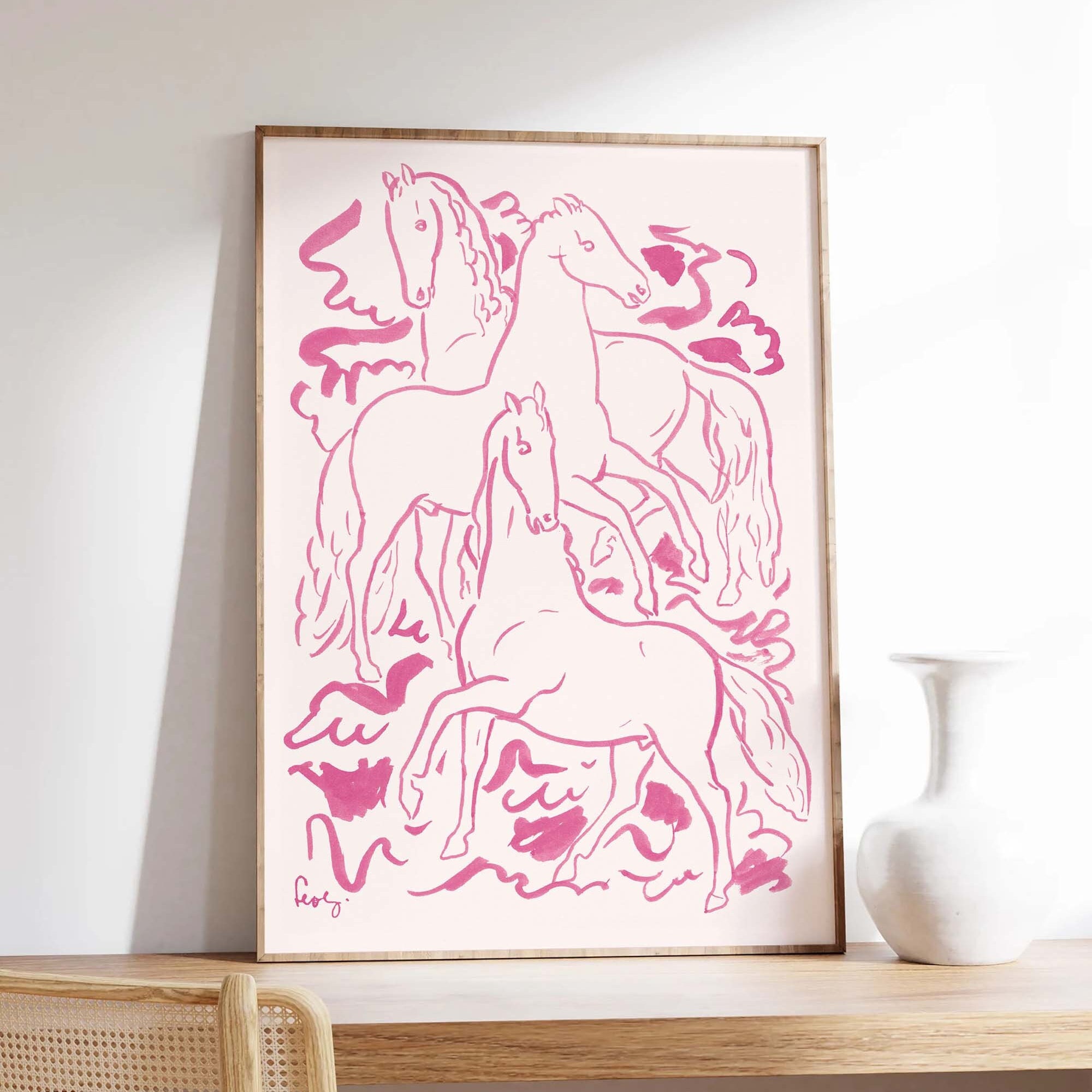 Horses Print - Image 3
