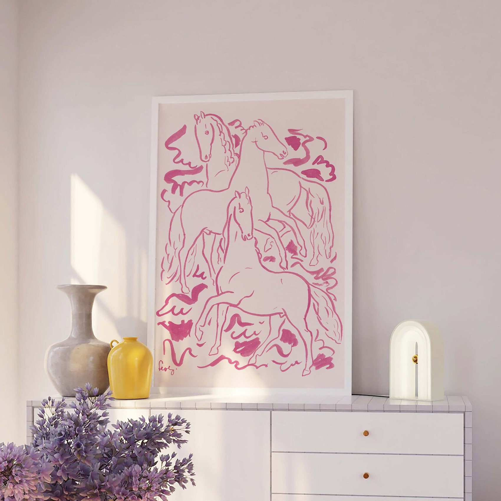 Horses Print - Image 4