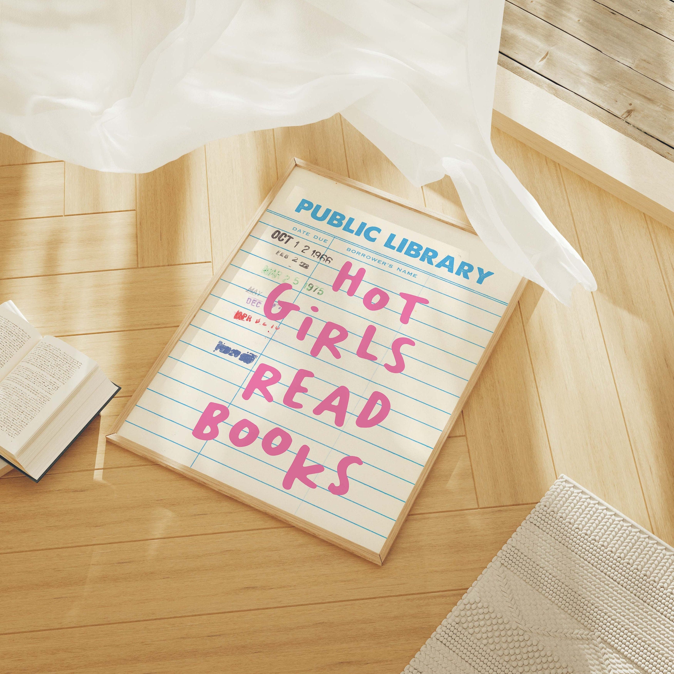 Hot Girls Read Books Print - Image 3