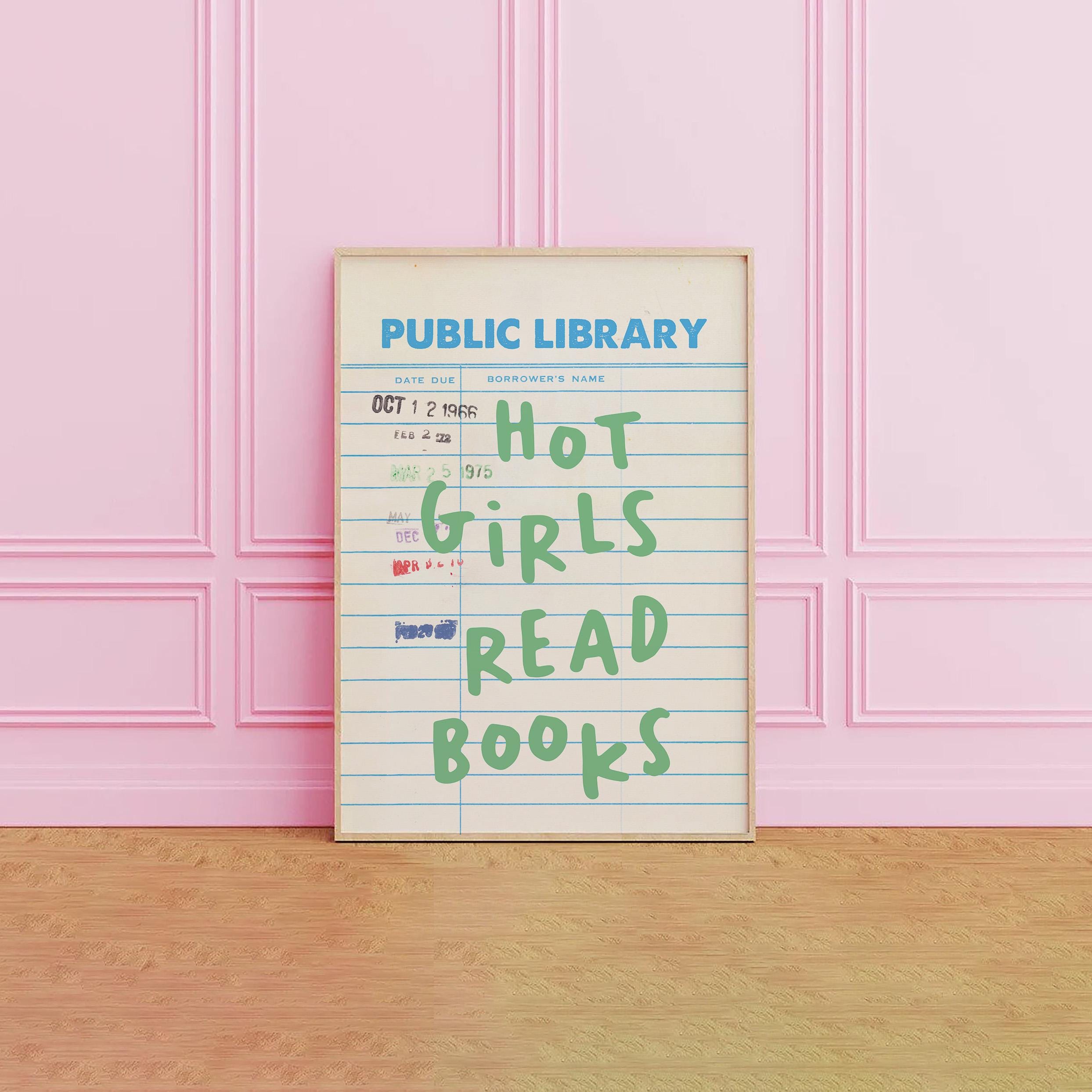 Hot Girls Read Books Print - Image 2